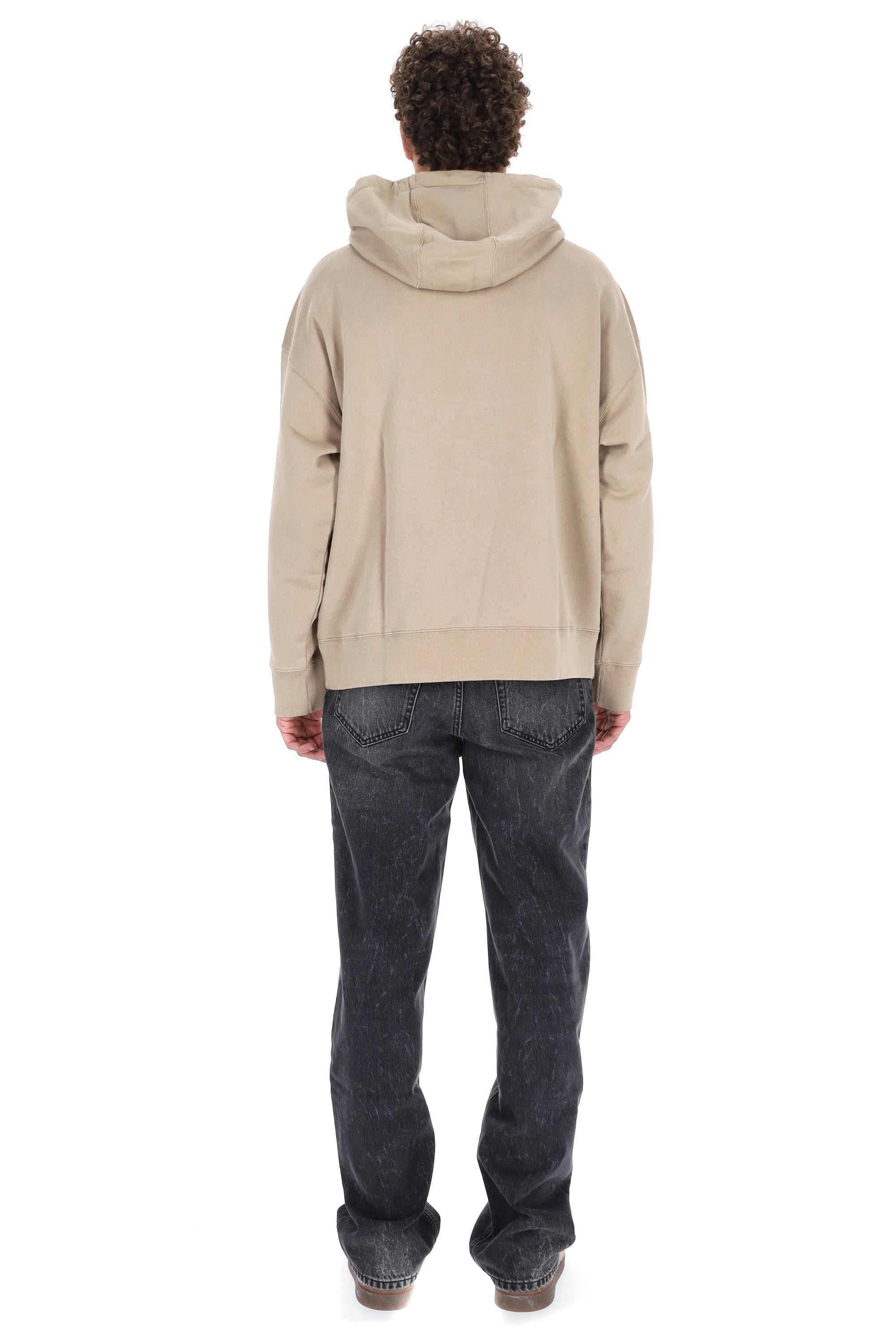 Maison Kitsuné Felpa fox con cappuccio oversize PM00706KM0340 0302