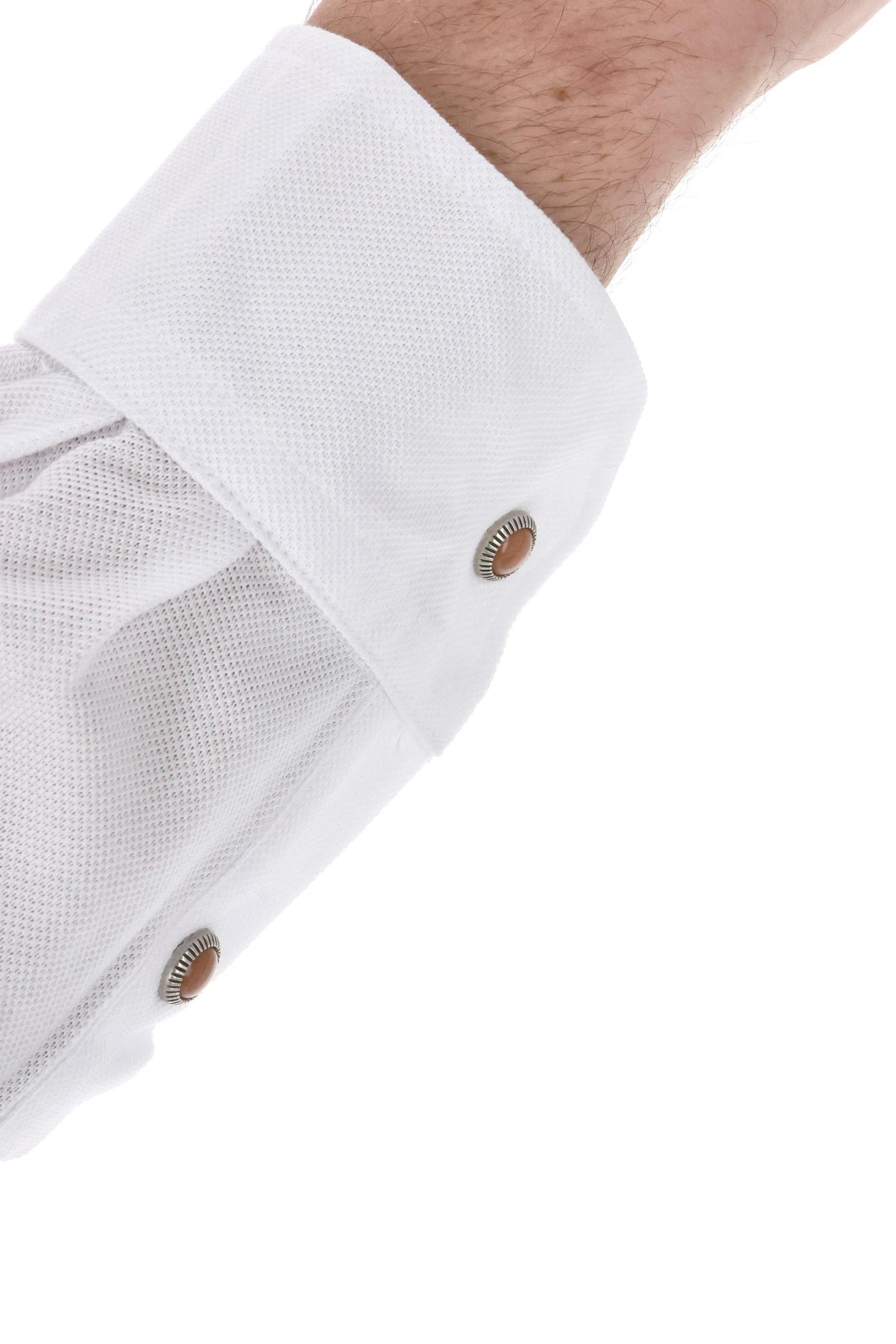 Camicia texana in piquet di cotone X75CAMJ13 TES0I090 01 Eleventy
