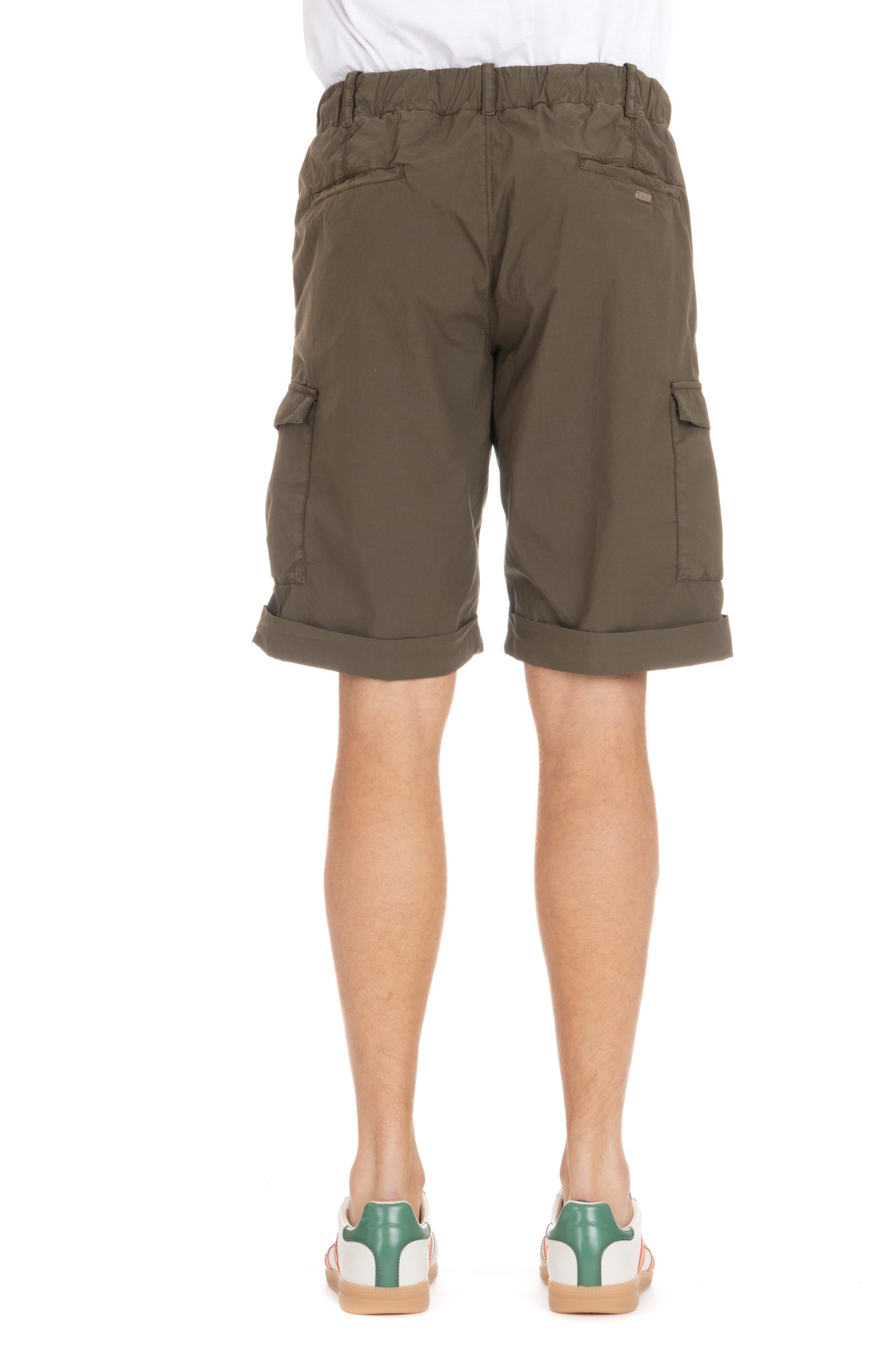 Herno Bermuda cargo in popeline di cotone PT000039U 7730T02