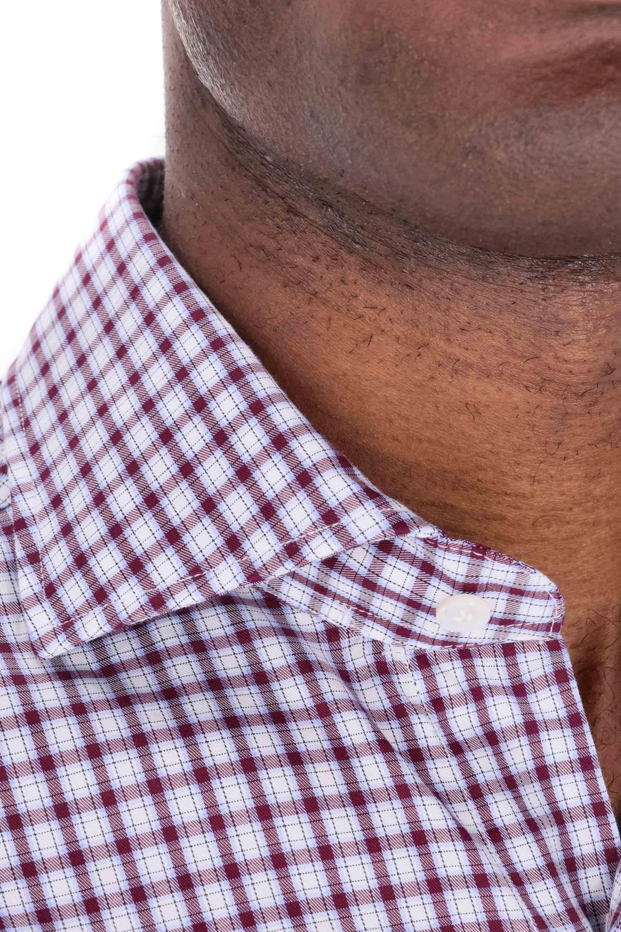 Camicia in cotone micro fantasia linea Culto K1U13P0150106.X 0001 Barba
