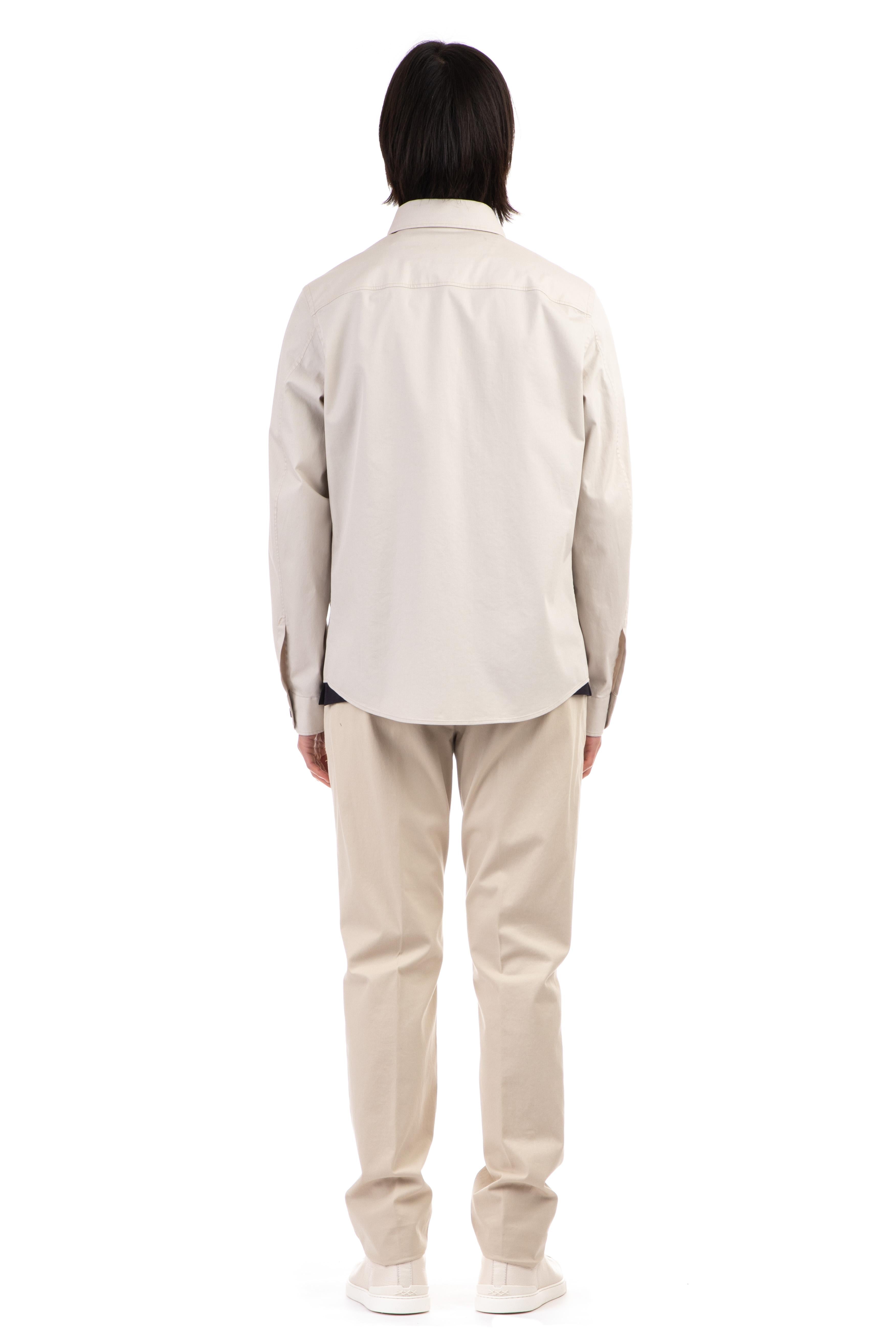 Zegna Overshirt in cotone comfort UBV16A5 SOT8 828