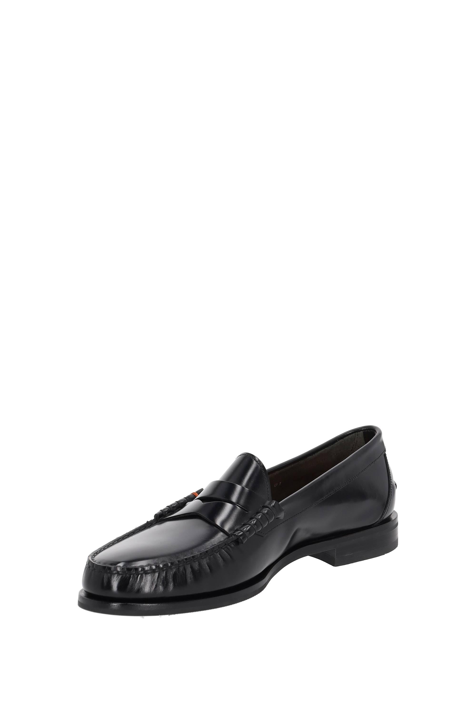 Santoni Penny loafers in pelle di vitello MCQU18955JI6SNOV N01