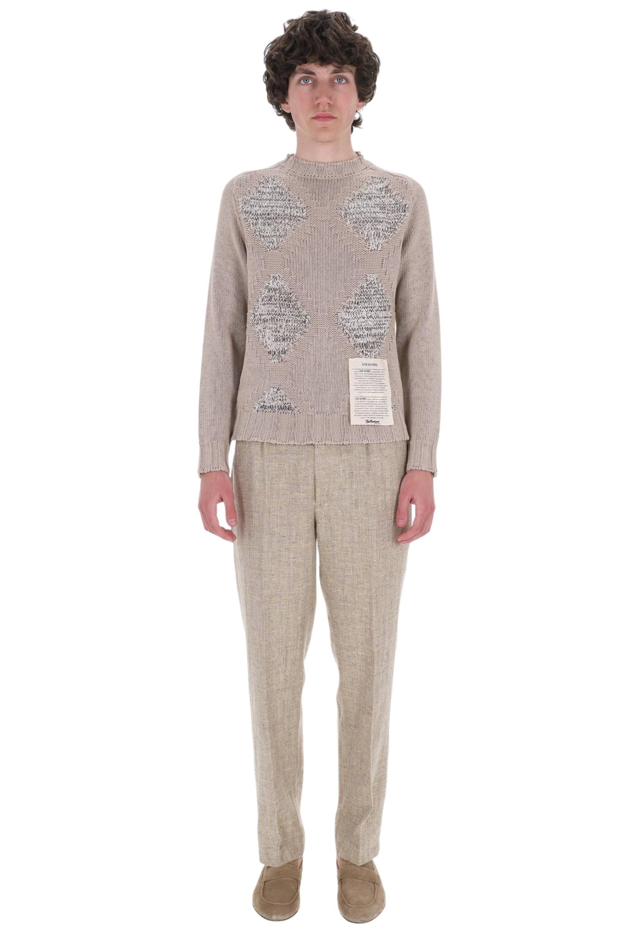 Ballantyne Maglia girocollo Raw Diamond B4P313 3C009 94062