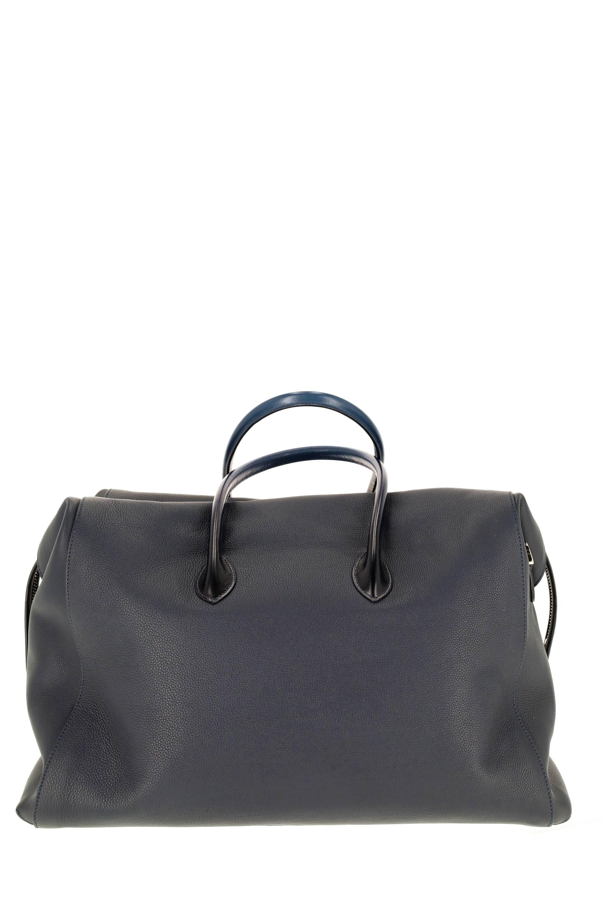 Santoni Borsa da viaggio in pelle UIBBA2646BS/2 U55