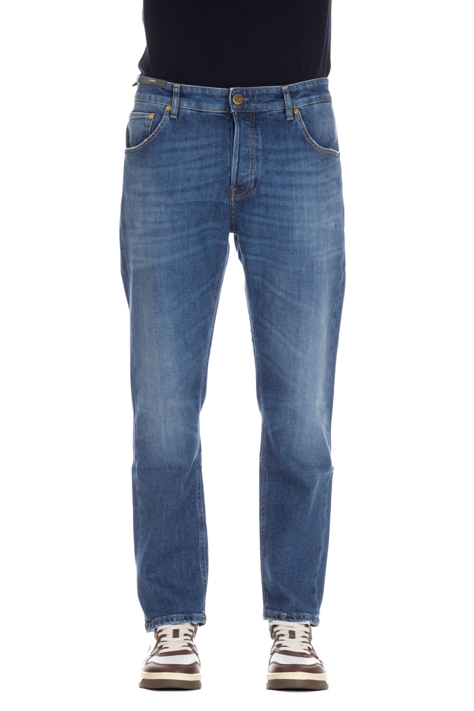 PT Denim Jeans etichetta camoscio Carrot fit RP05B0 CA4840 ML21