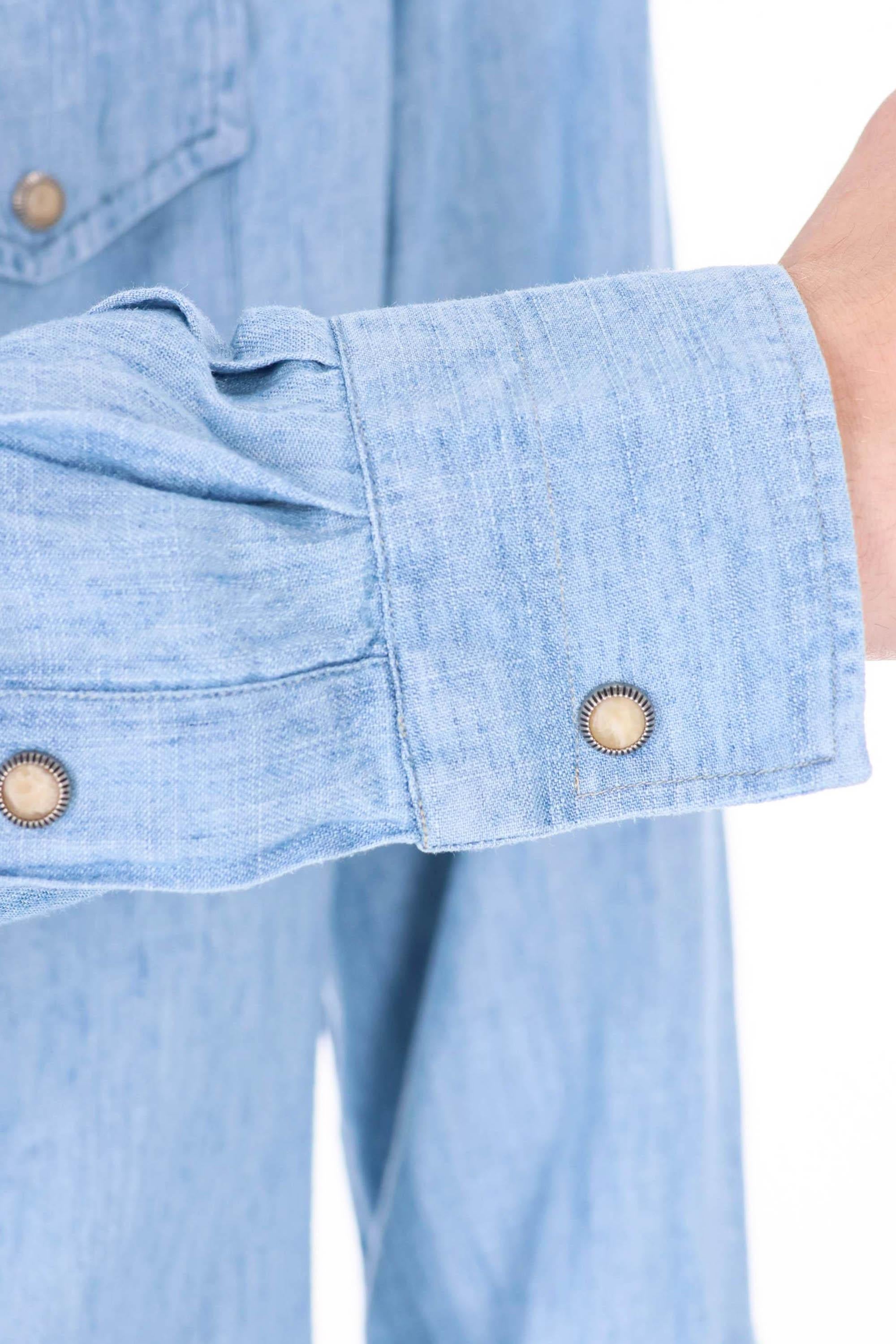 Eleventy Camicia texas in lyocell-lino M75CAMK02 TES0M146 08