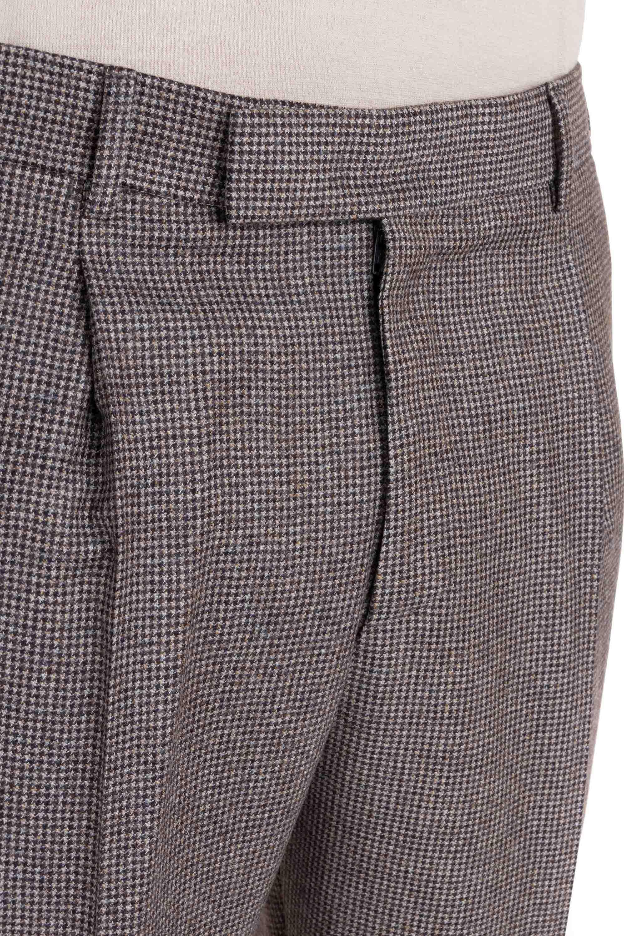 Pantalone in flanella micro fantasia Rebel fit RFZAZ40FWD MA24 0230 PT Torino