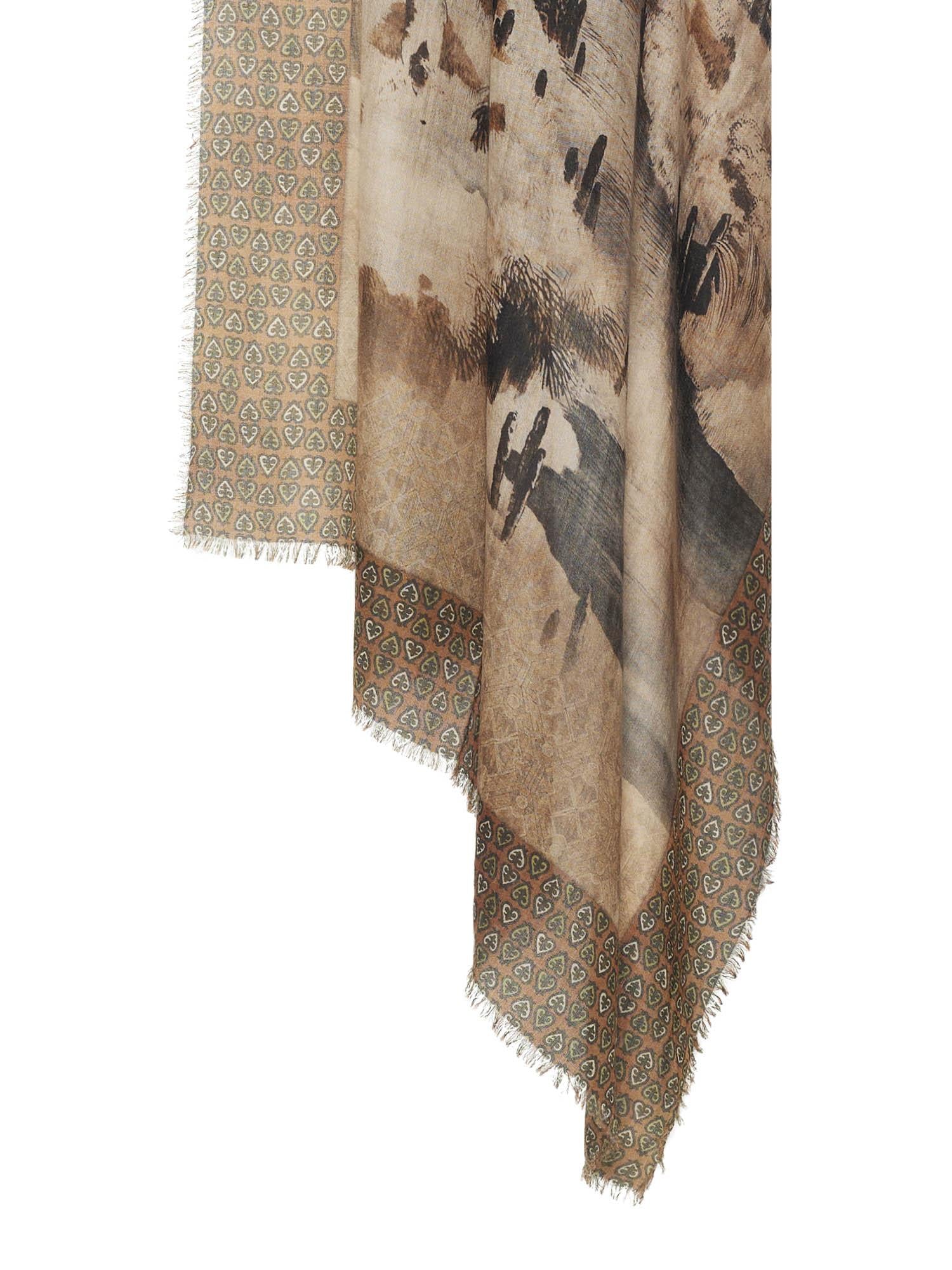 Pierre-Louis Mascia Sciarpa artigianale mod. Euclide in cashmere 515629 101-21