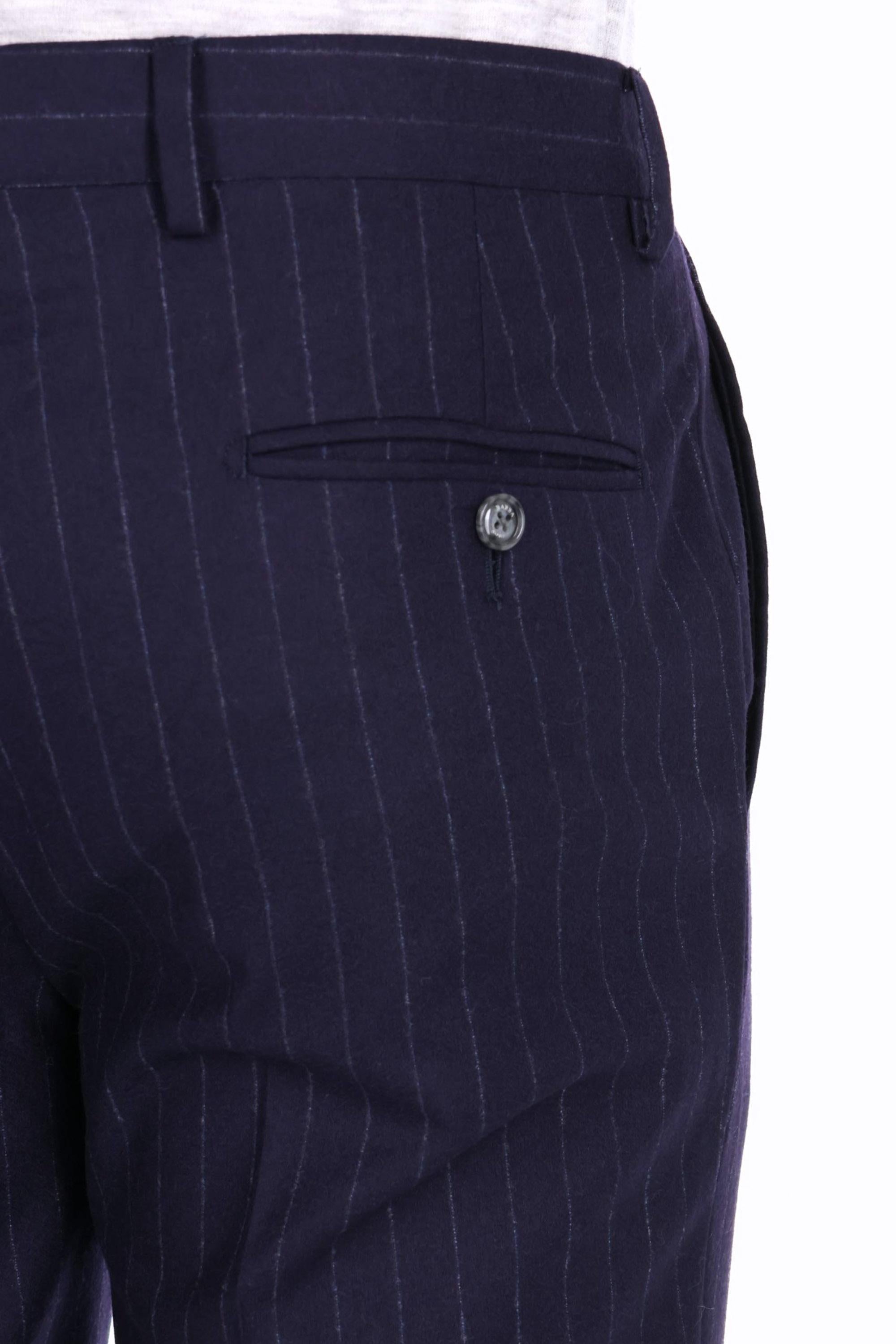 Barba Abito gessato doppiopetto in lana comfort S6__51074 0089