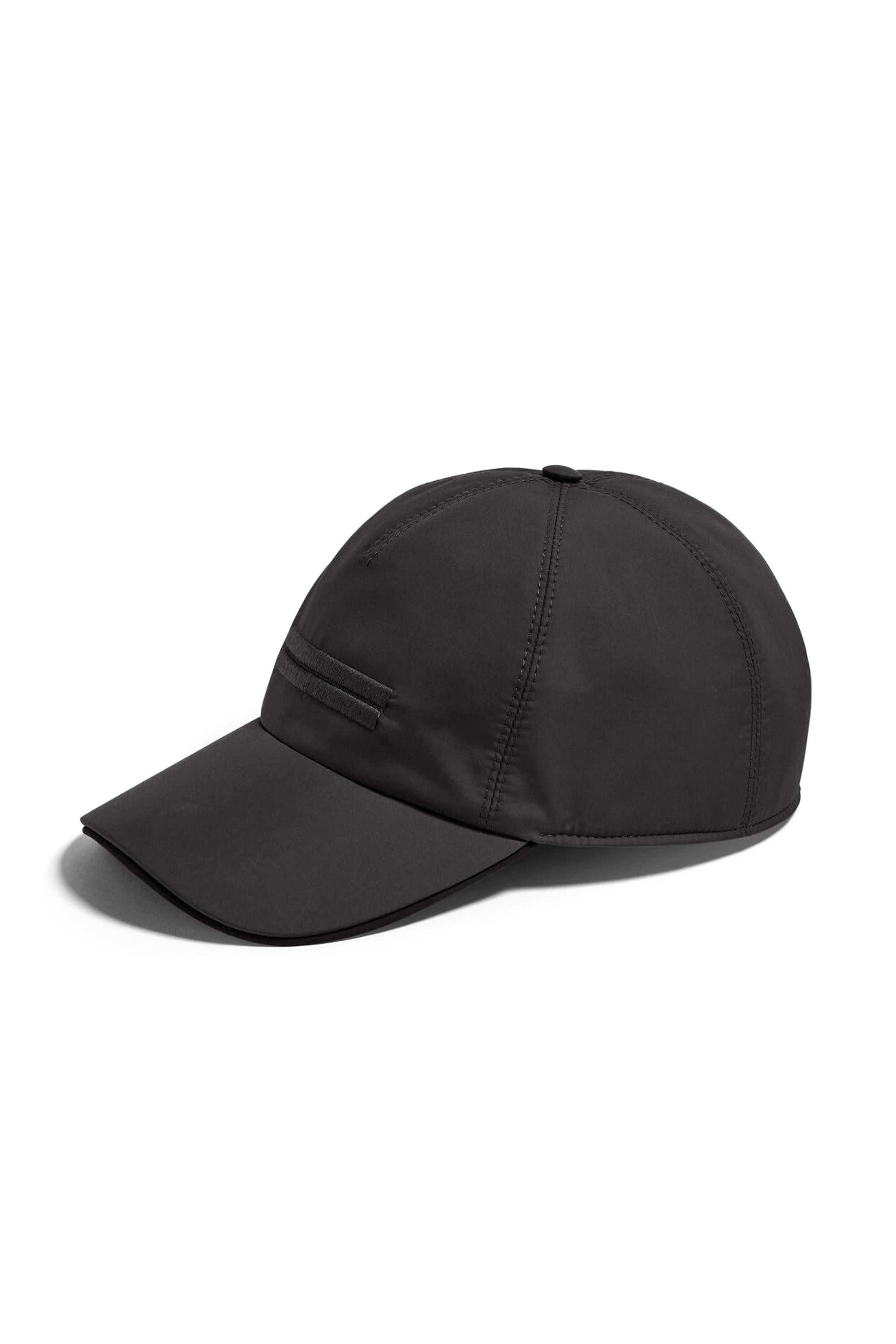 Zegna Cappello baseball in tessuto tecnico E8I00H B8C BK1