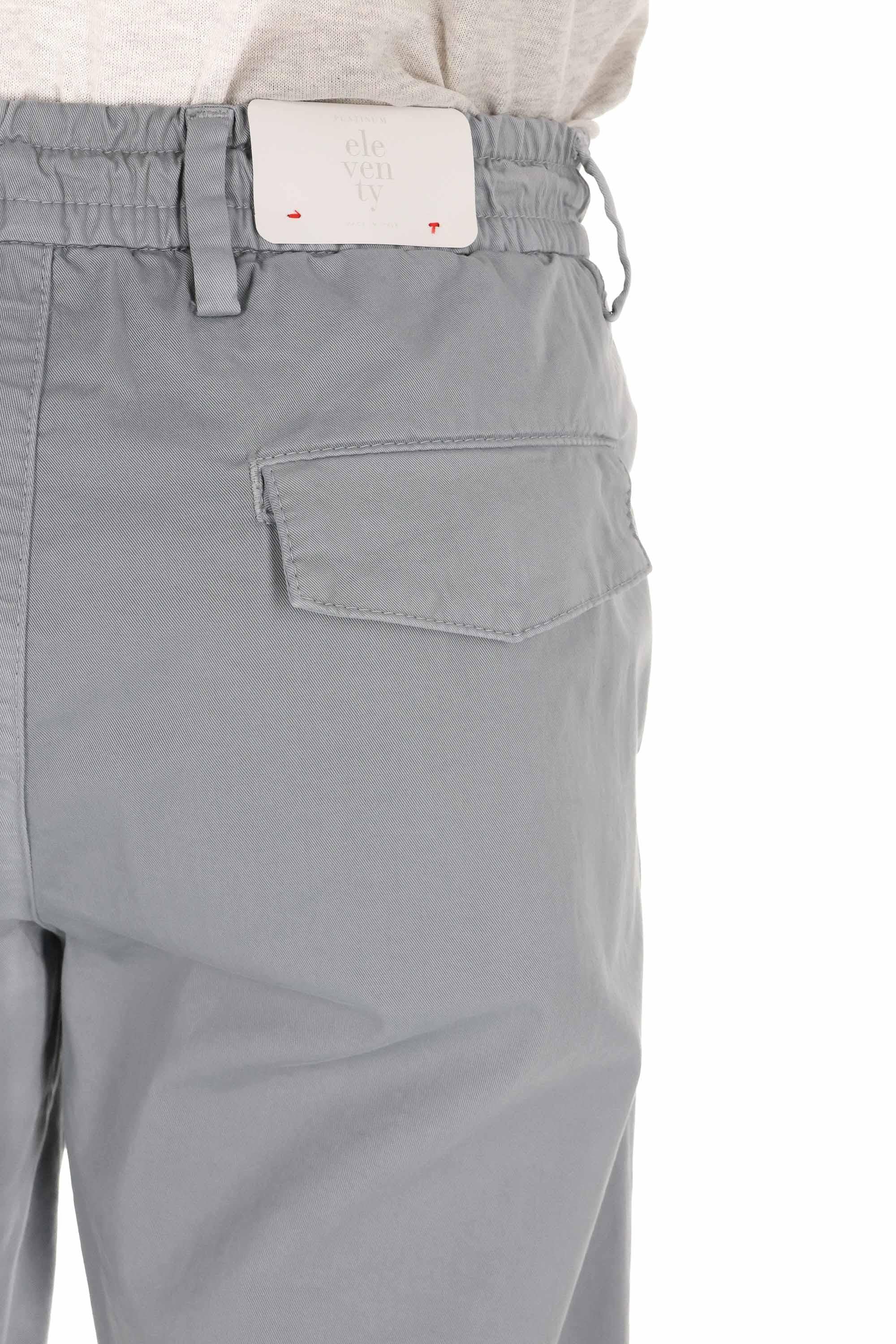 Eleventy Pantalone in cotone comfort con coulisse K75PANG03 TET0G002 08NN