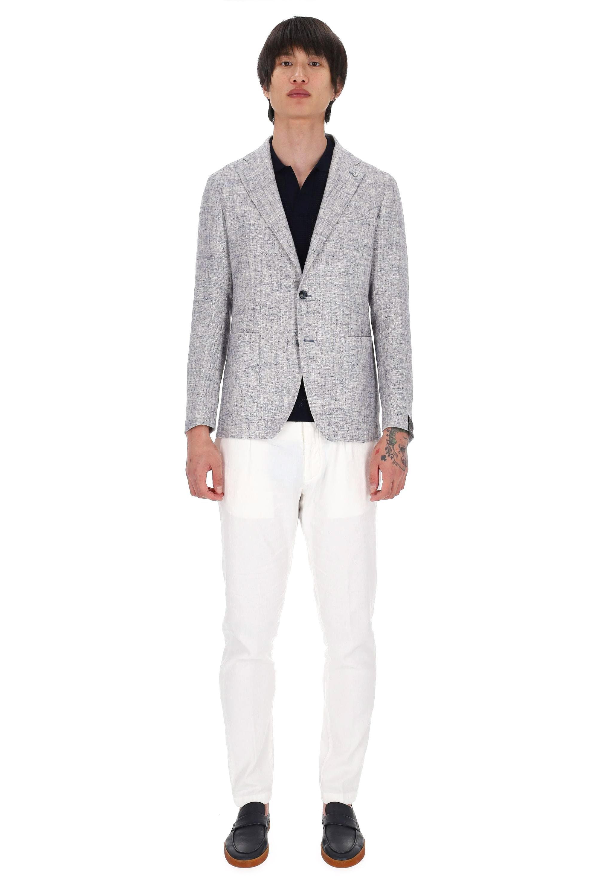 Tagliatore Giacca tramata in viscosa-cotone-lino linea Montecarlo 1SMC22K H70020 L1183