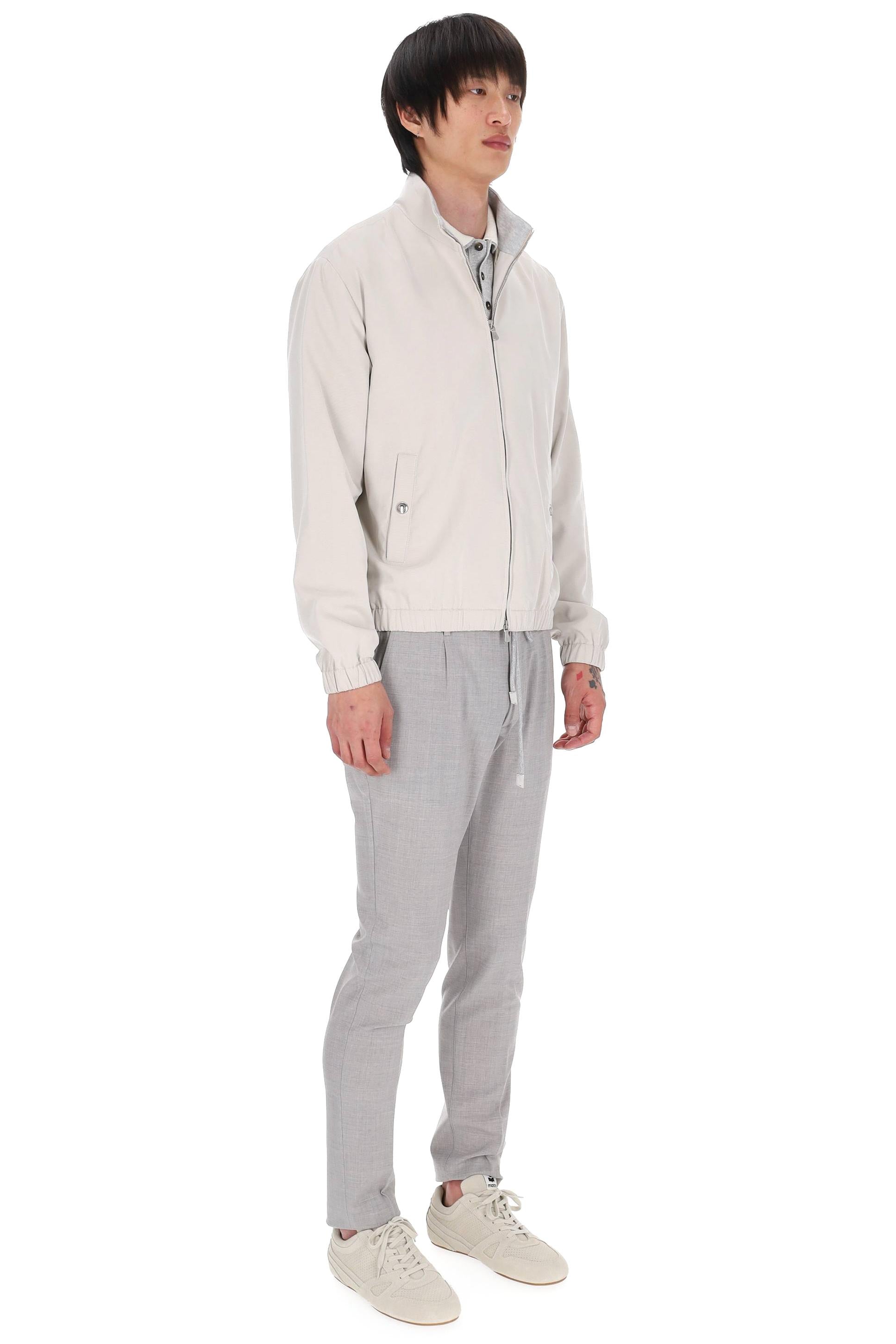 Eleventy Giubbino bomber in pura seta M75GBTM34 TES0M050 02