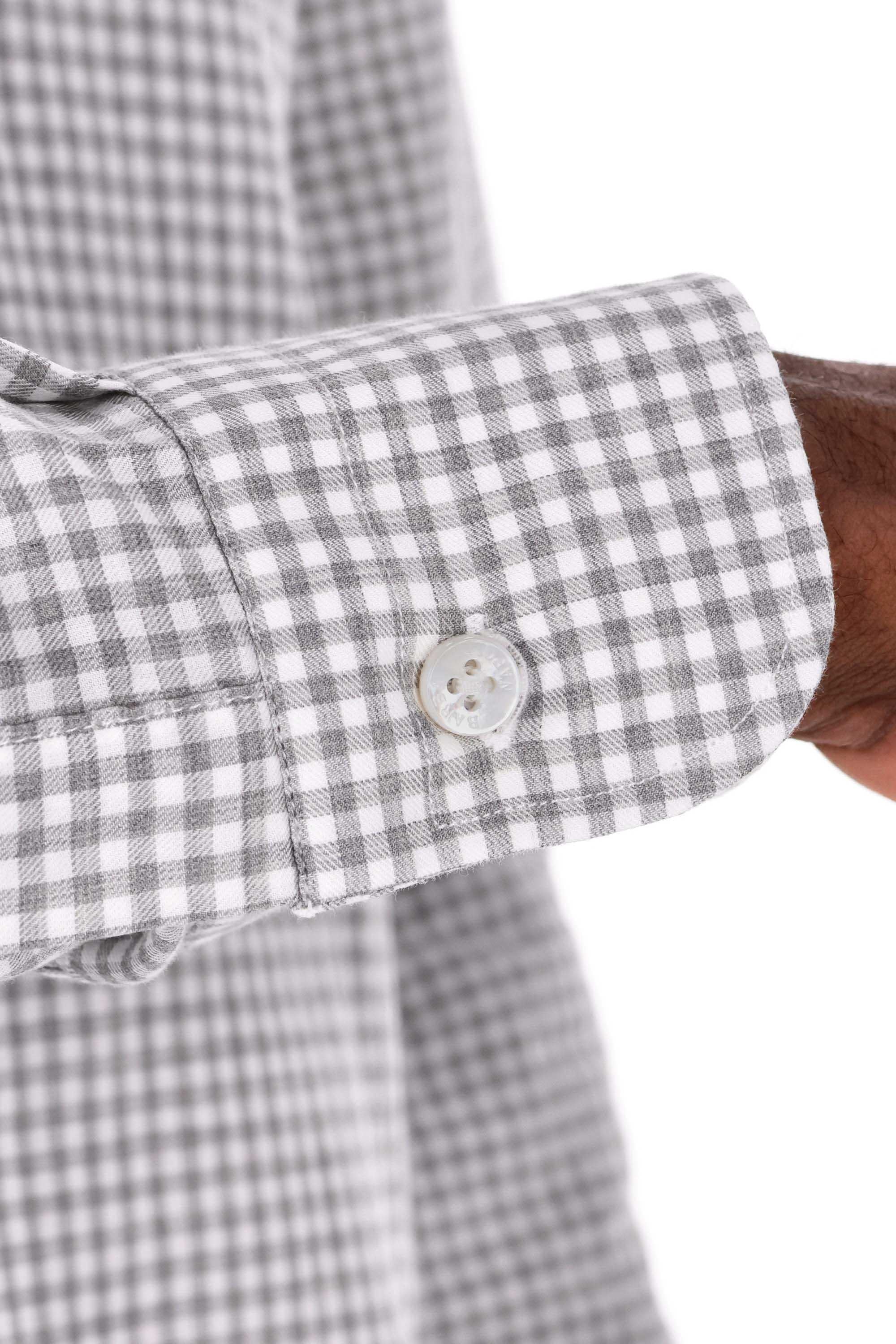 Camicia in cotone vichy linea Culto K1U13P0150002.U 0004 Barba