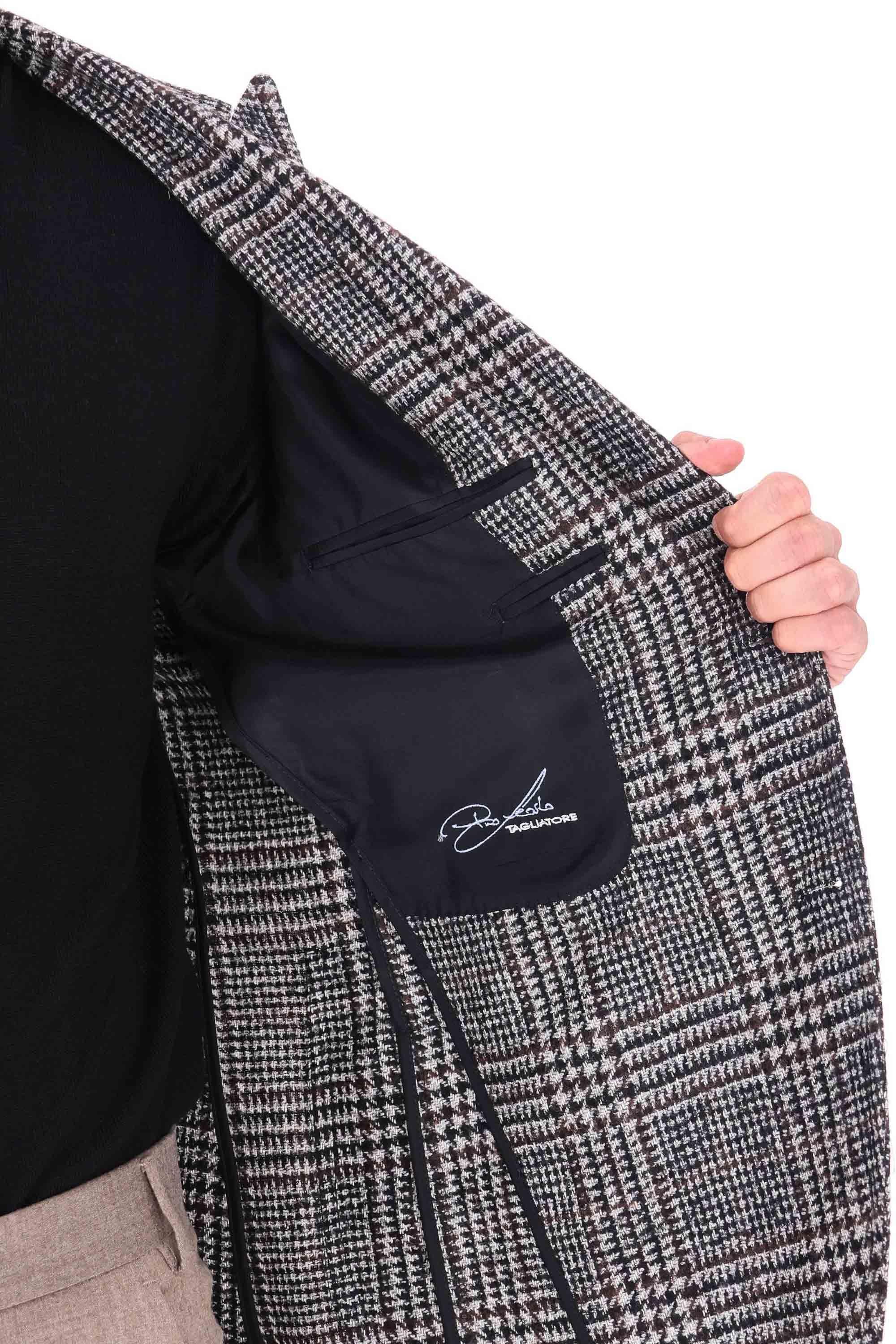 Tagliatore Giacca in lana-alpaca check mod. Pino Lerario G-PL26K-850028 N522
