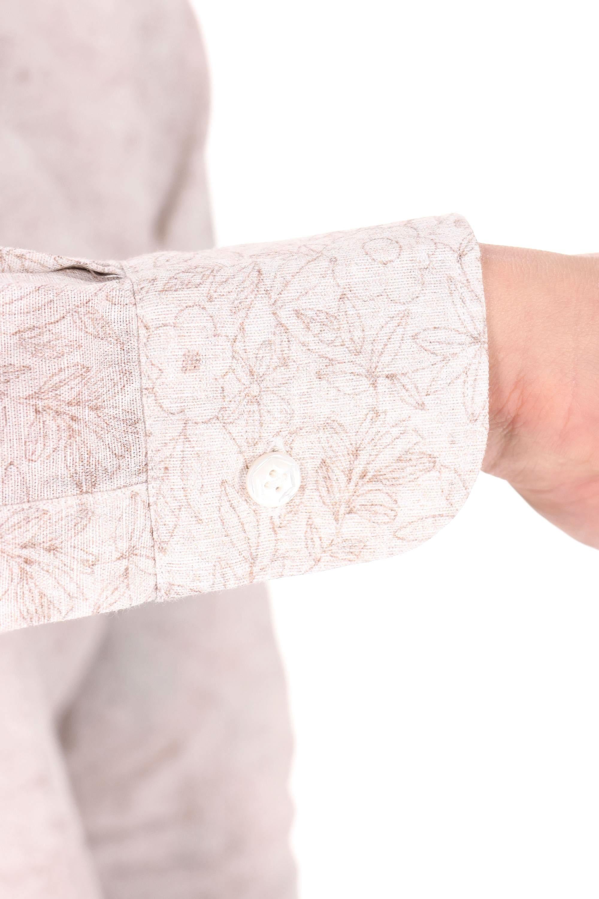 Barba Camicia Dandylife floreale in lino-cotone LIU13P0154047.U 0001