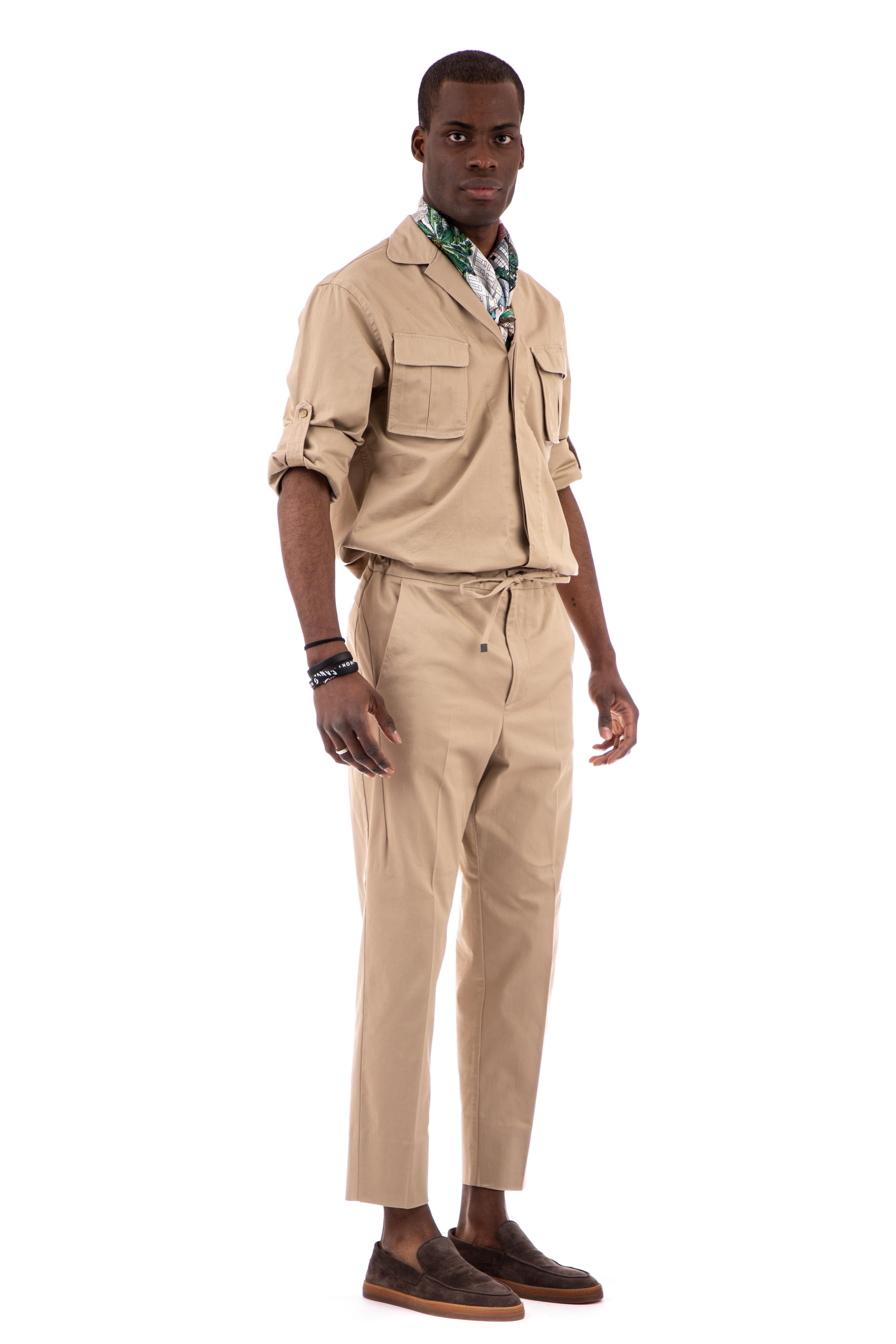 Overshirt in cotone EMNICO EMC1483 200 Lardini