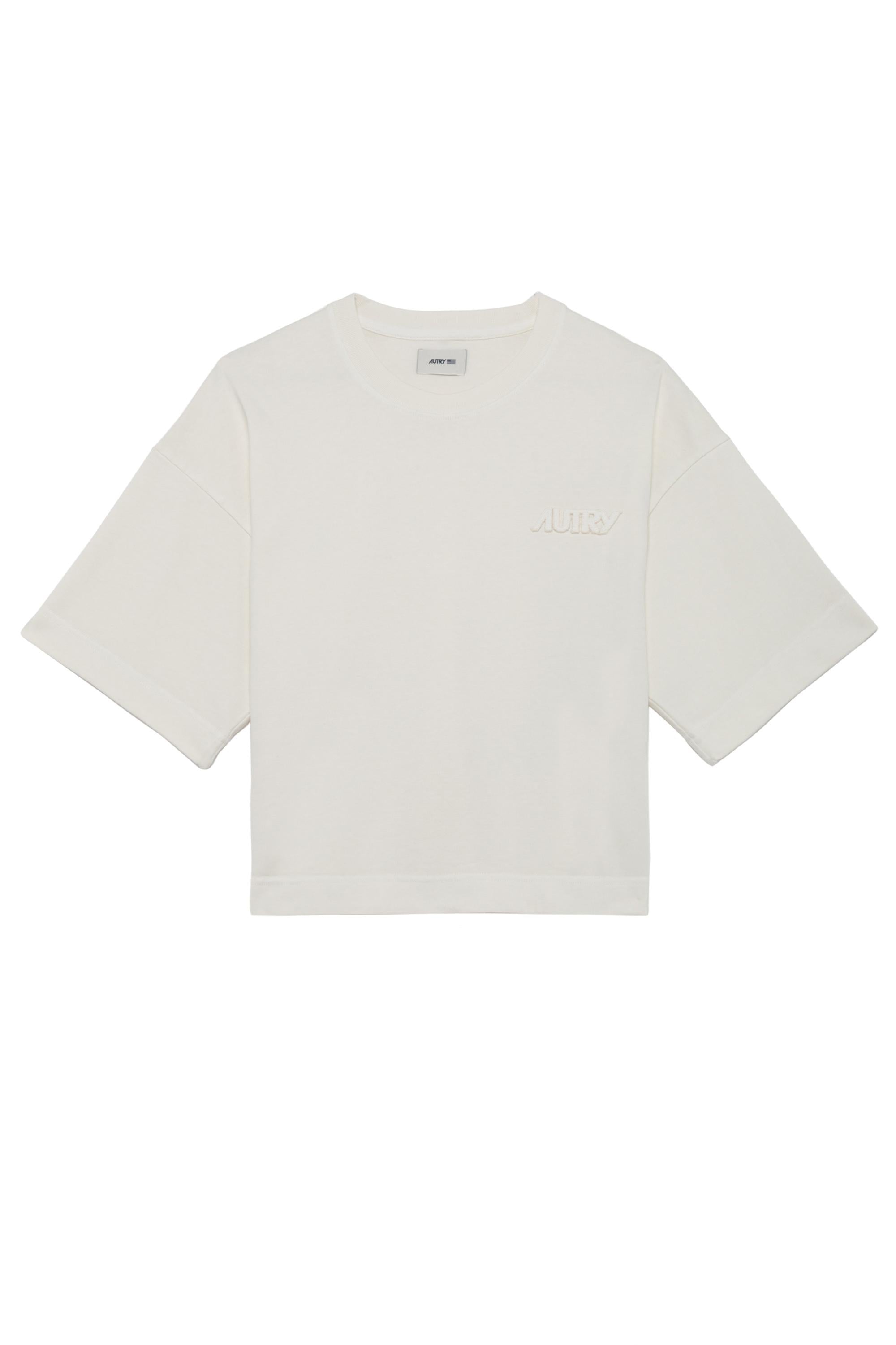 T-shirt donna in cotone con logo TSPW 11OS Autry
