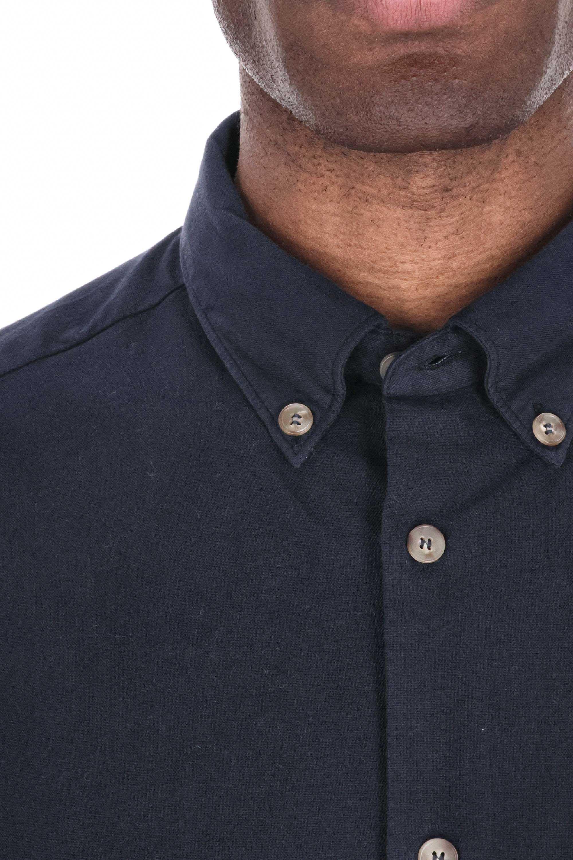 A.P.C. Camicia in piquet di cotone con taschino Relax fit COHAH-H12599 IAK