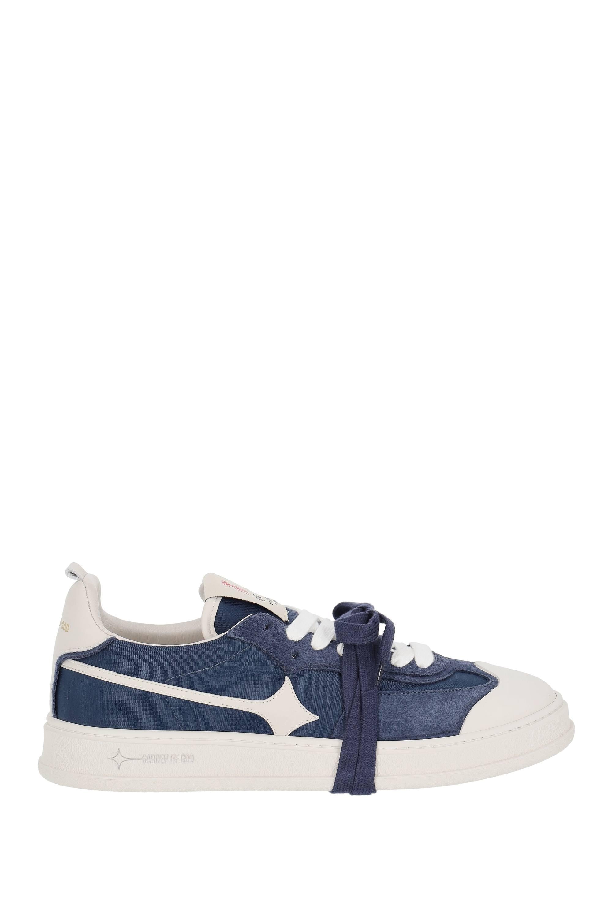 Sneaker Apple in camoscio e nylon APPLE-2 OCEANO Garden of God