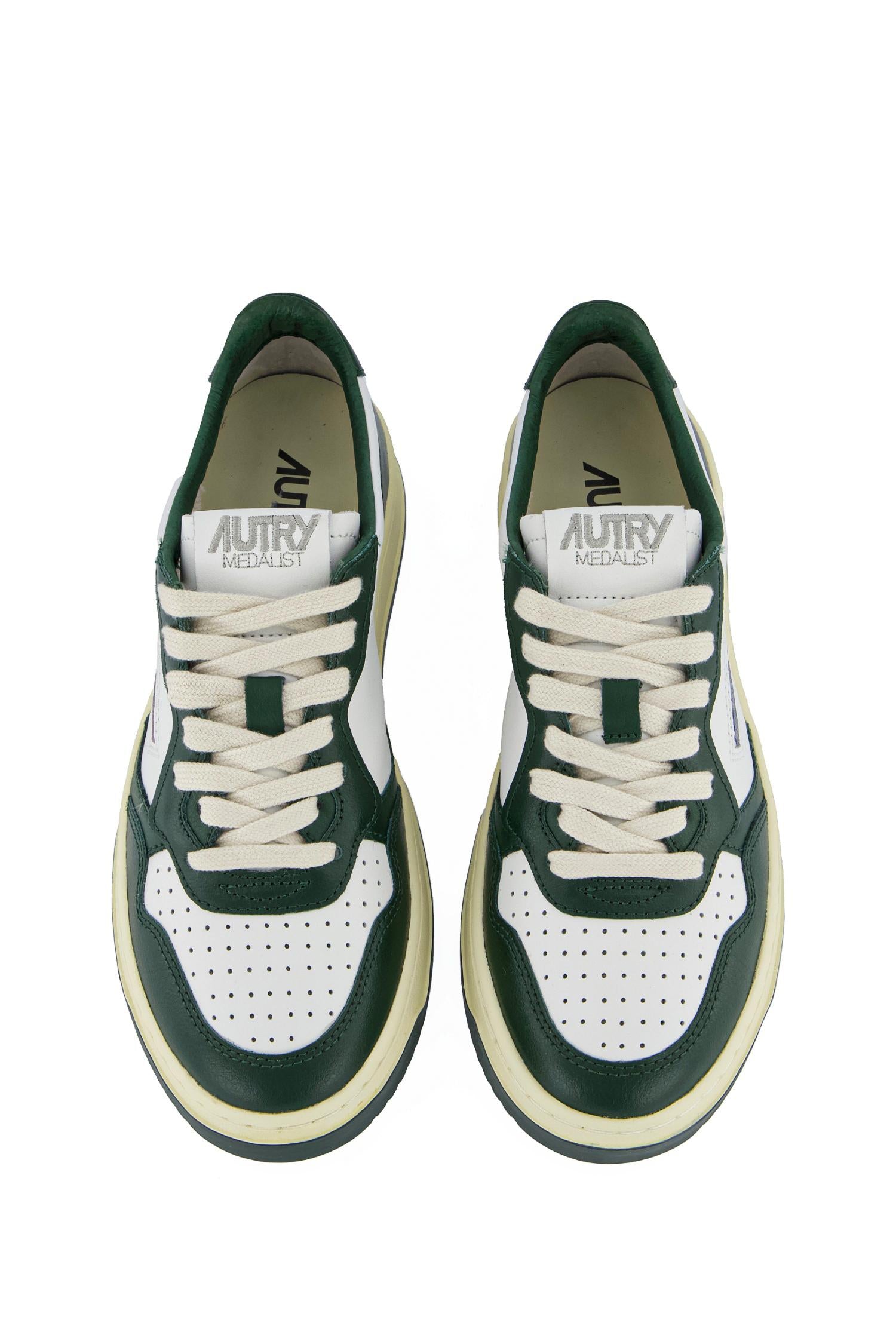 Autry Sneaker Medalist bicolor in pelle AULM WB49 WHT/MOUNTAIN