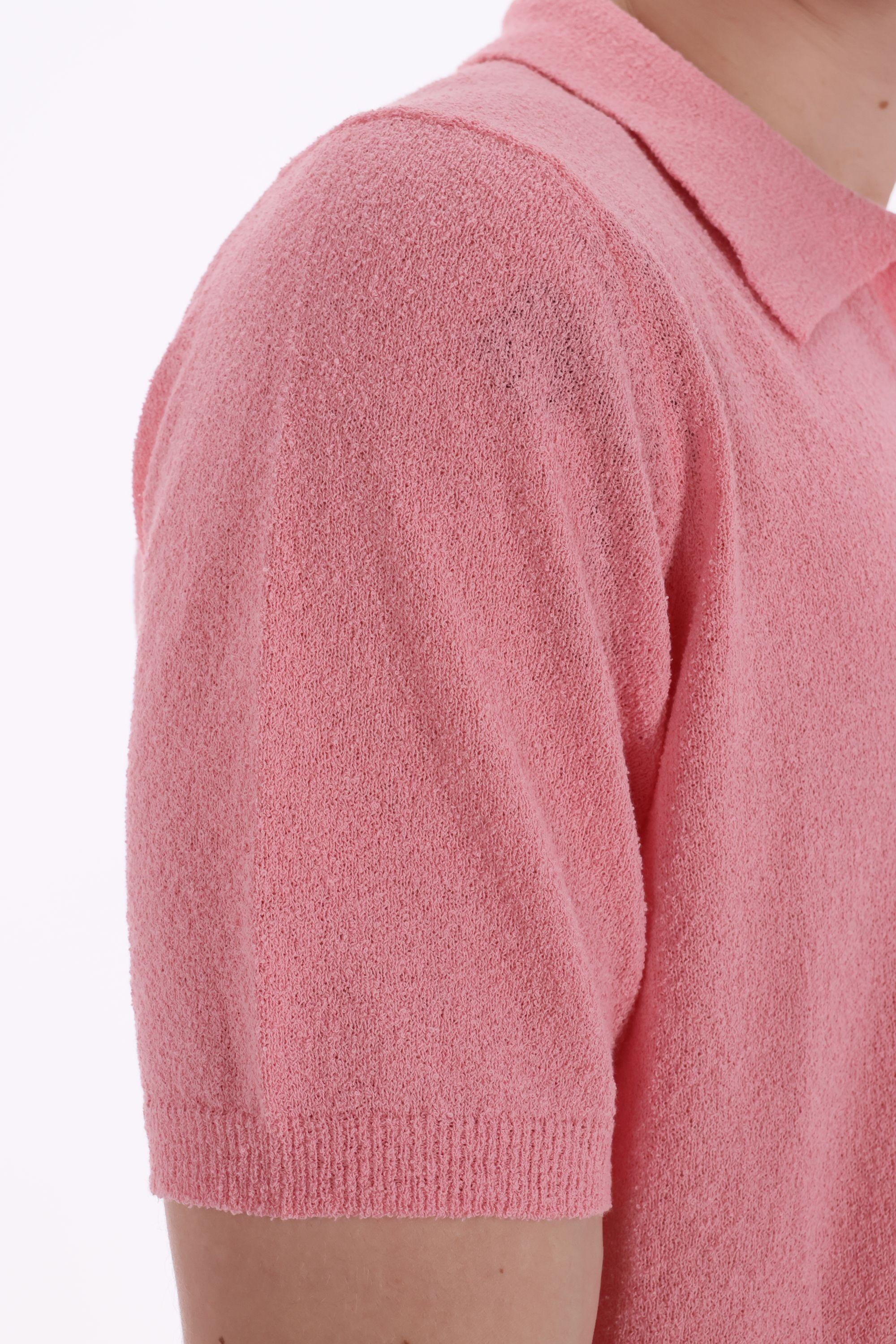 Polo in leggera spugna open collar RB44124-2 RB4430 Roberto Collina