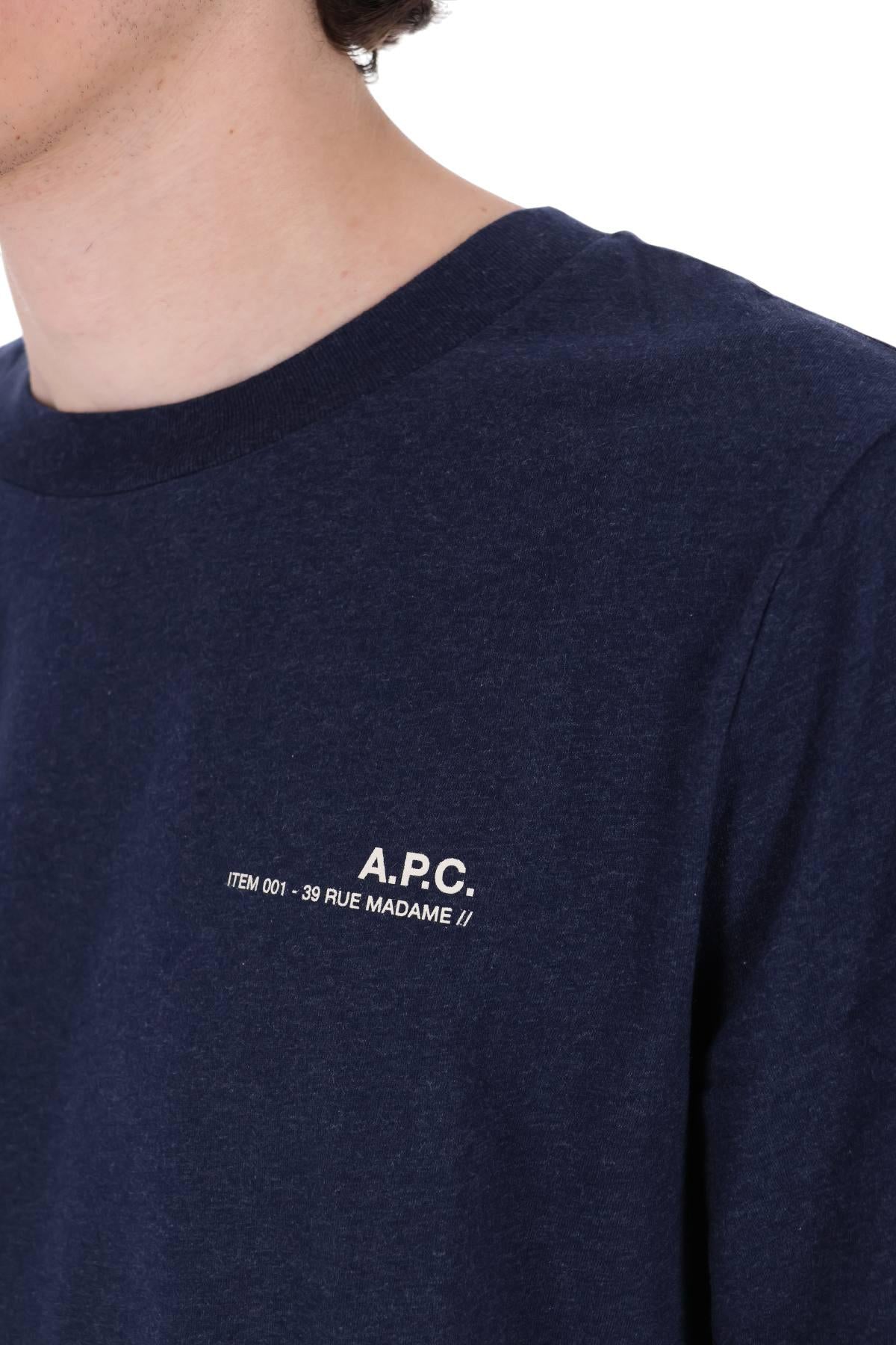 A.P.C. T-shirt in cotone COHBO-M26404 PIA