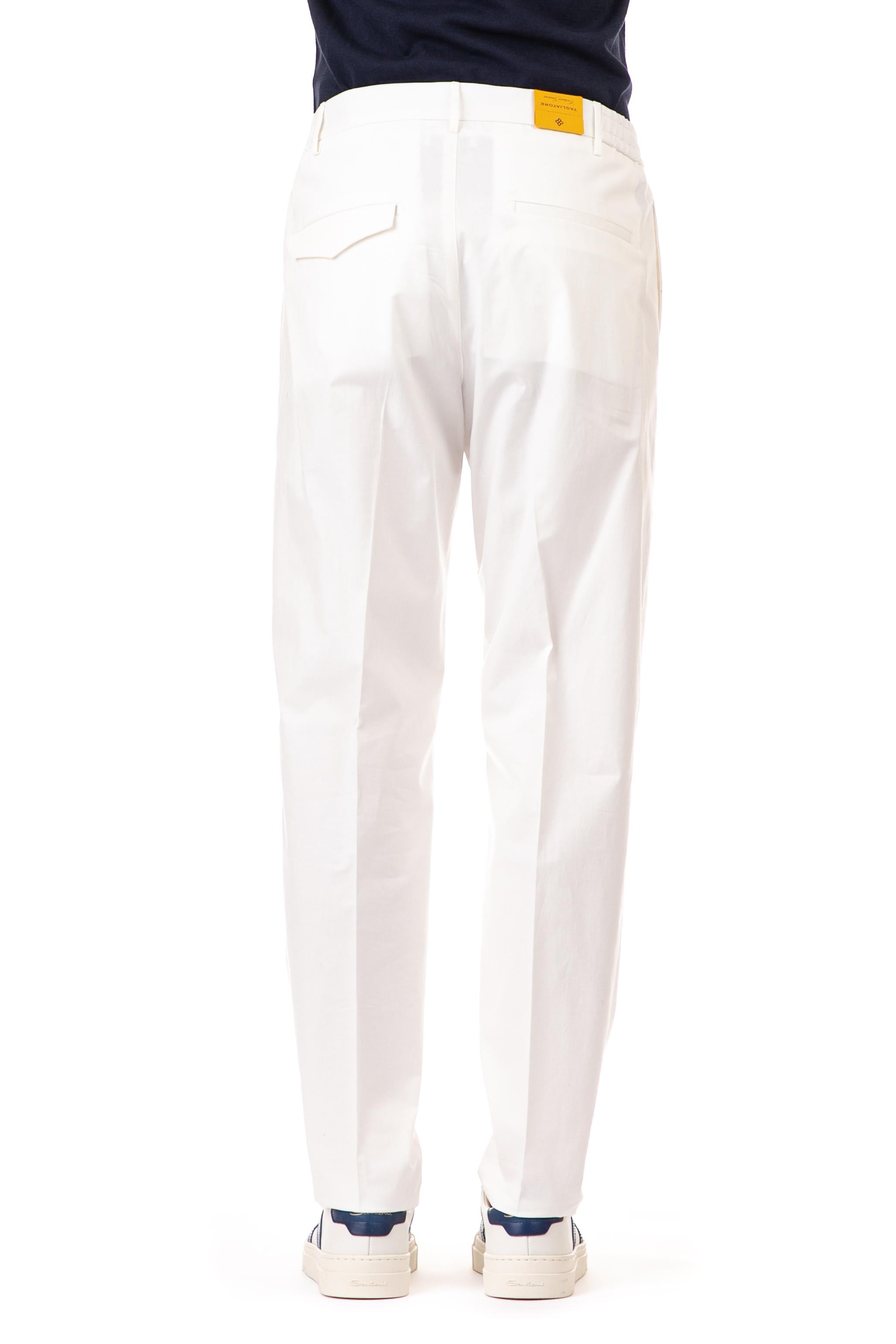 Pantalone in cotone con elastico in vita mod. garcon P-GARCON 770104/2 EX902 Tagliatore