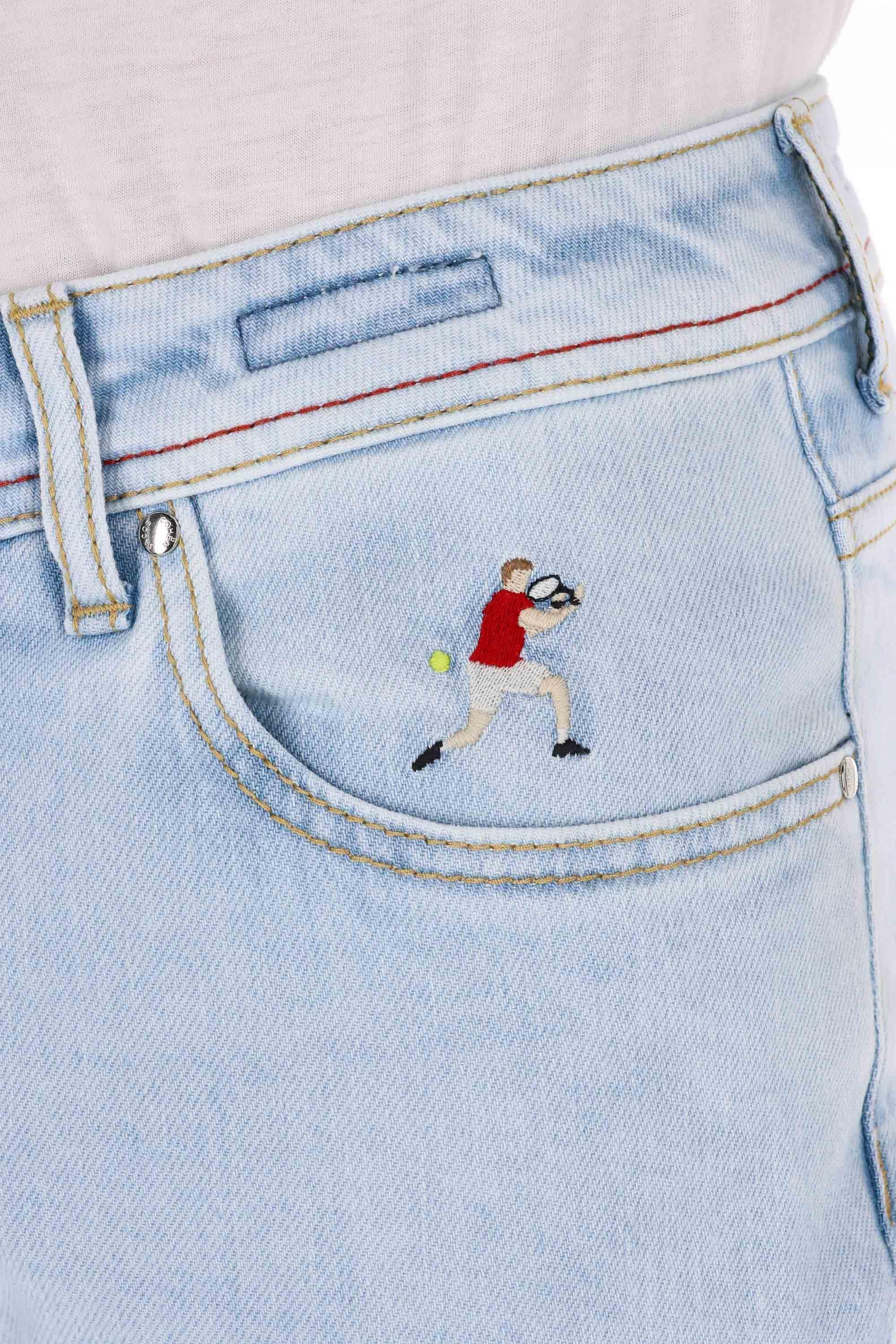 Jacob Cohen Jeans Special Edition "tennis" Nick fit QM004 032 S4252 V2 300D