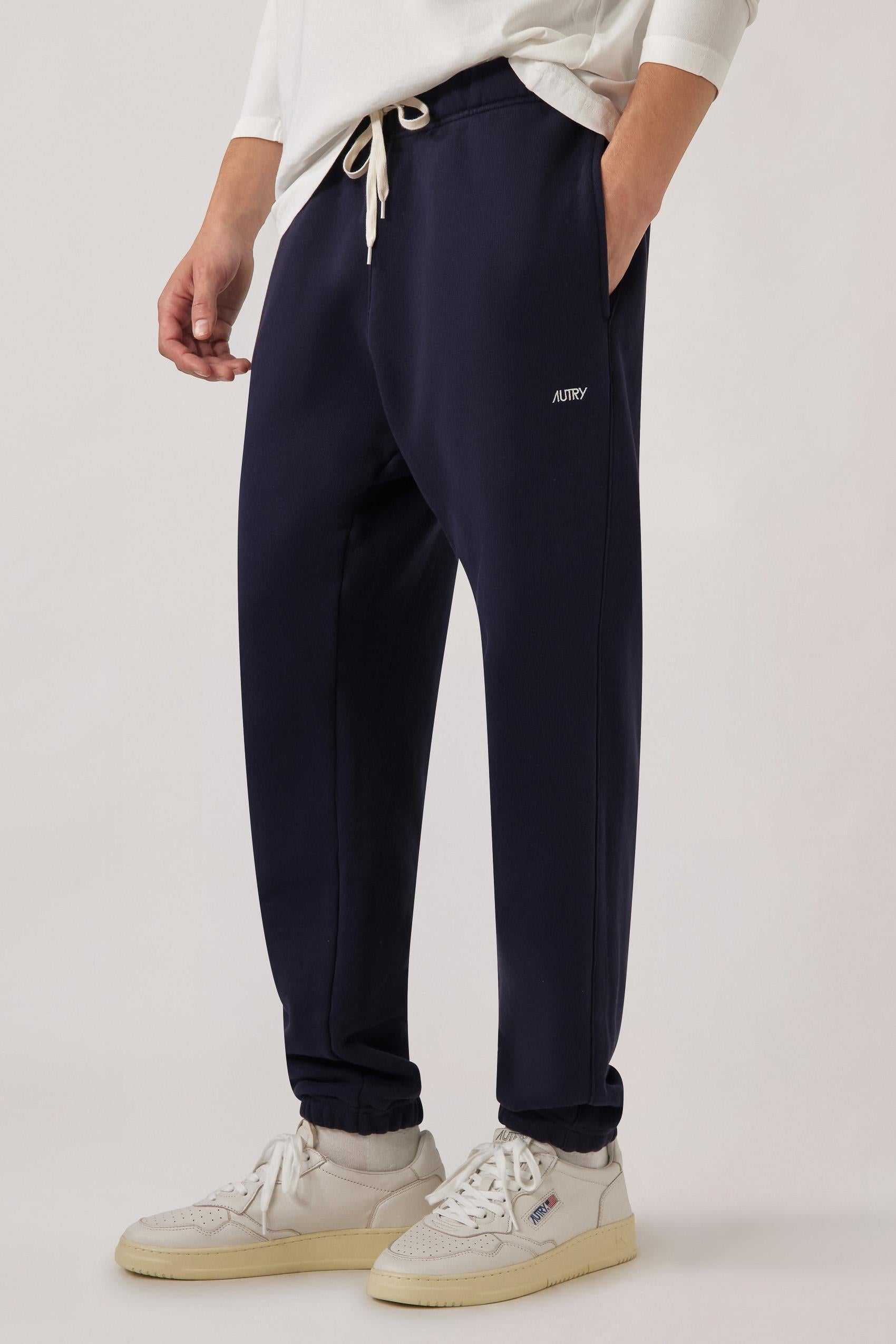 Pantalone felpa in cotone SPPM A3JB BLUE Autry