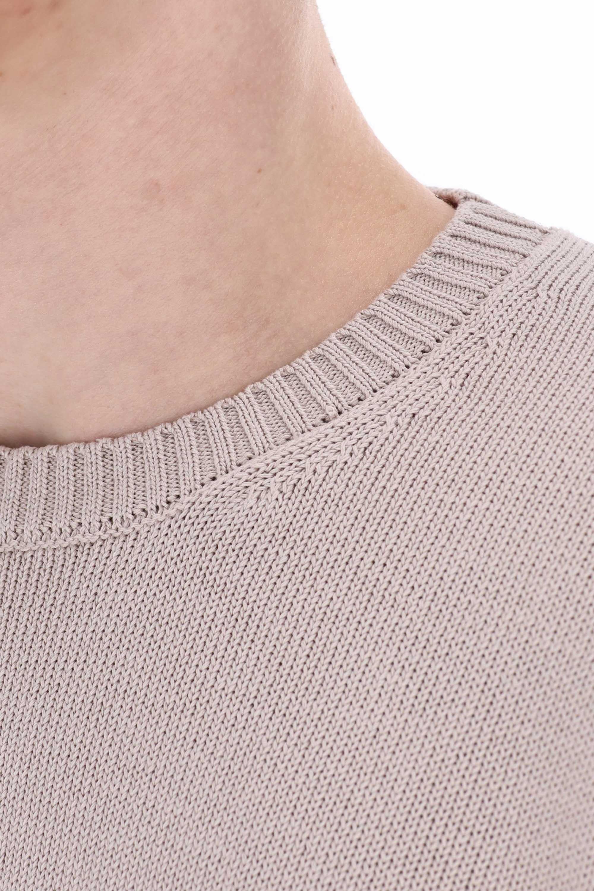 Maglia girocollo in cotone finezza 5 D8Z103-10 130 Drumohr