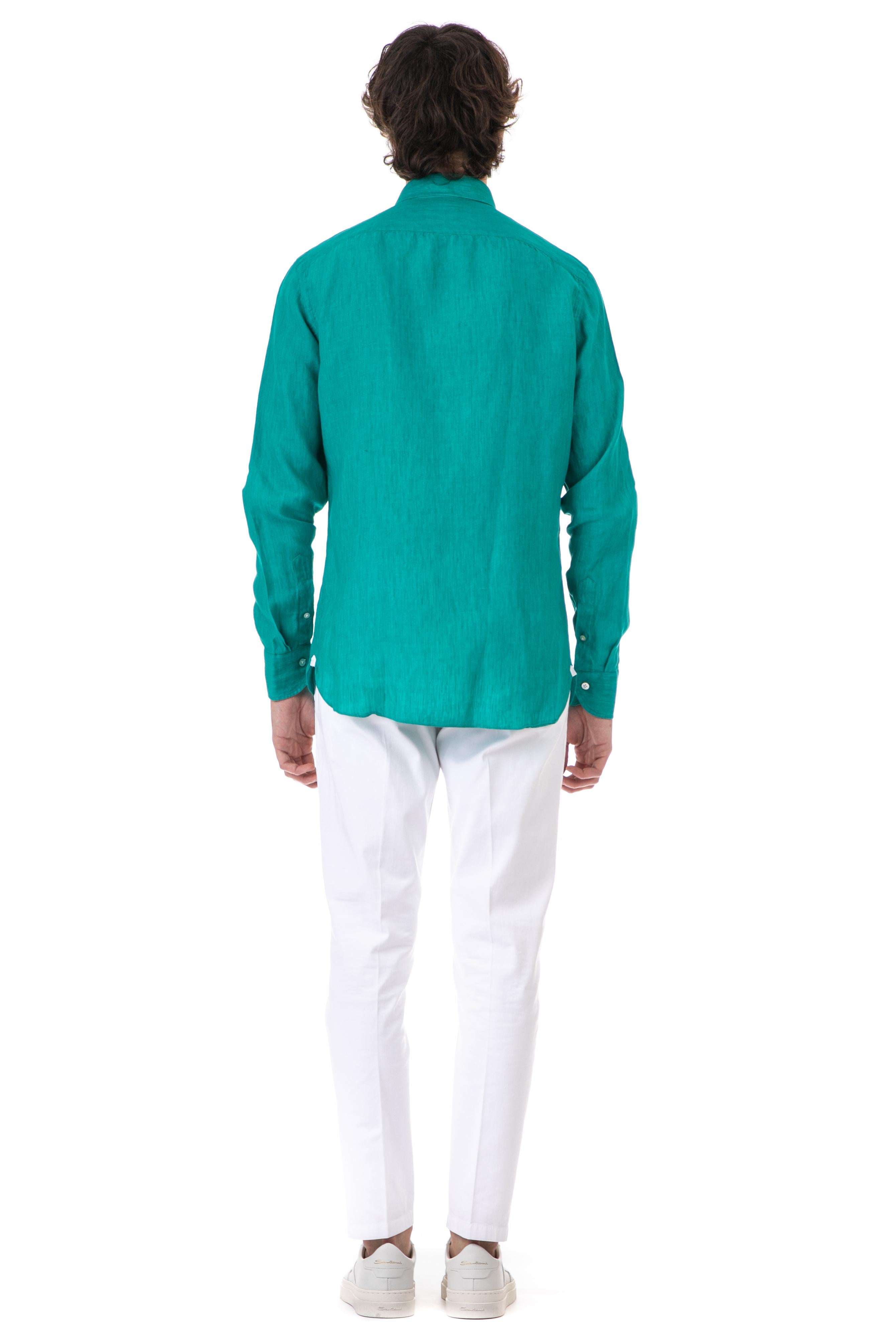 Camicia in lino 16035 11 Borriello