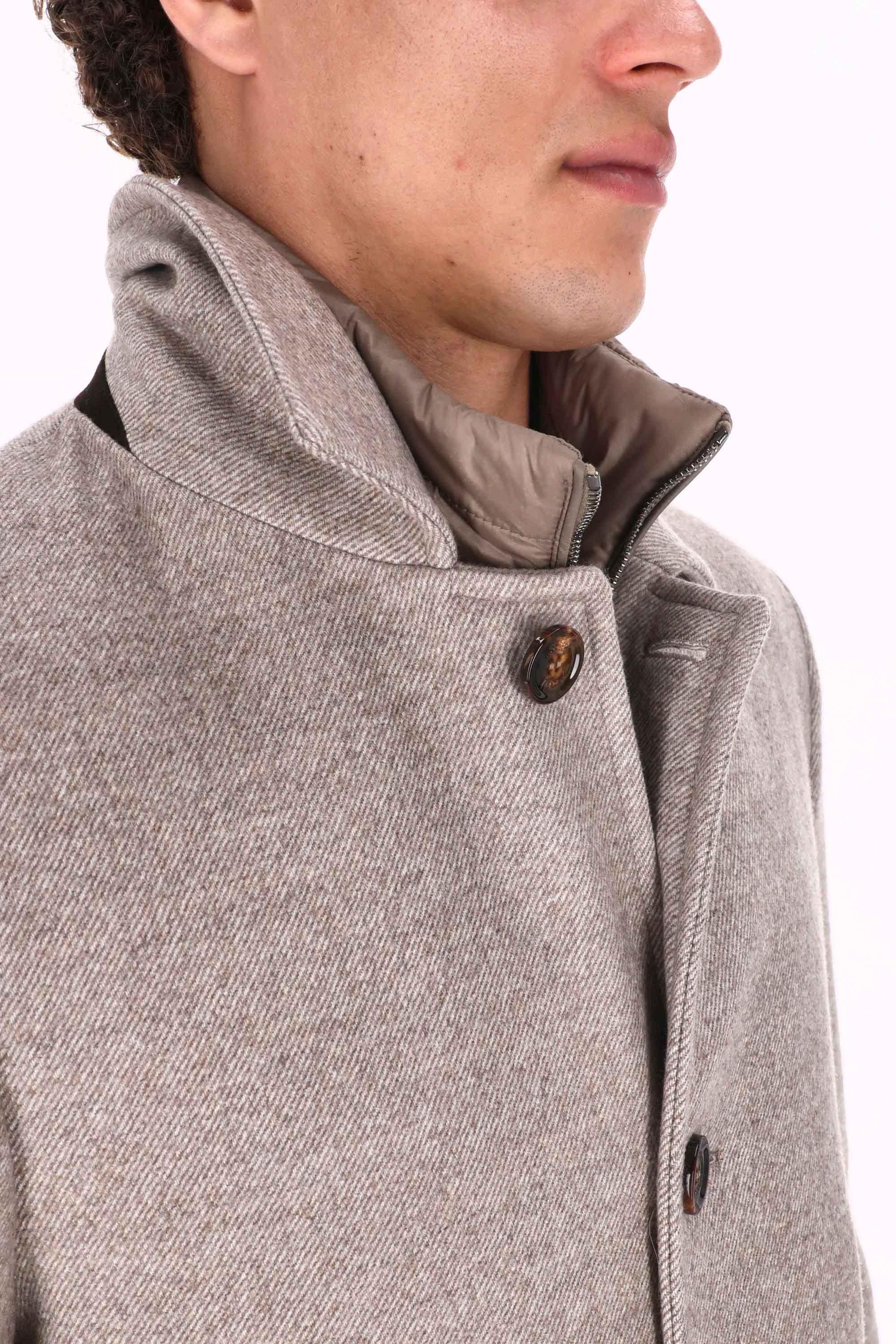 Moorer Cappotto in lana imbottito in piuma mod. Monferrato-L MONFERRATO-LP U0231