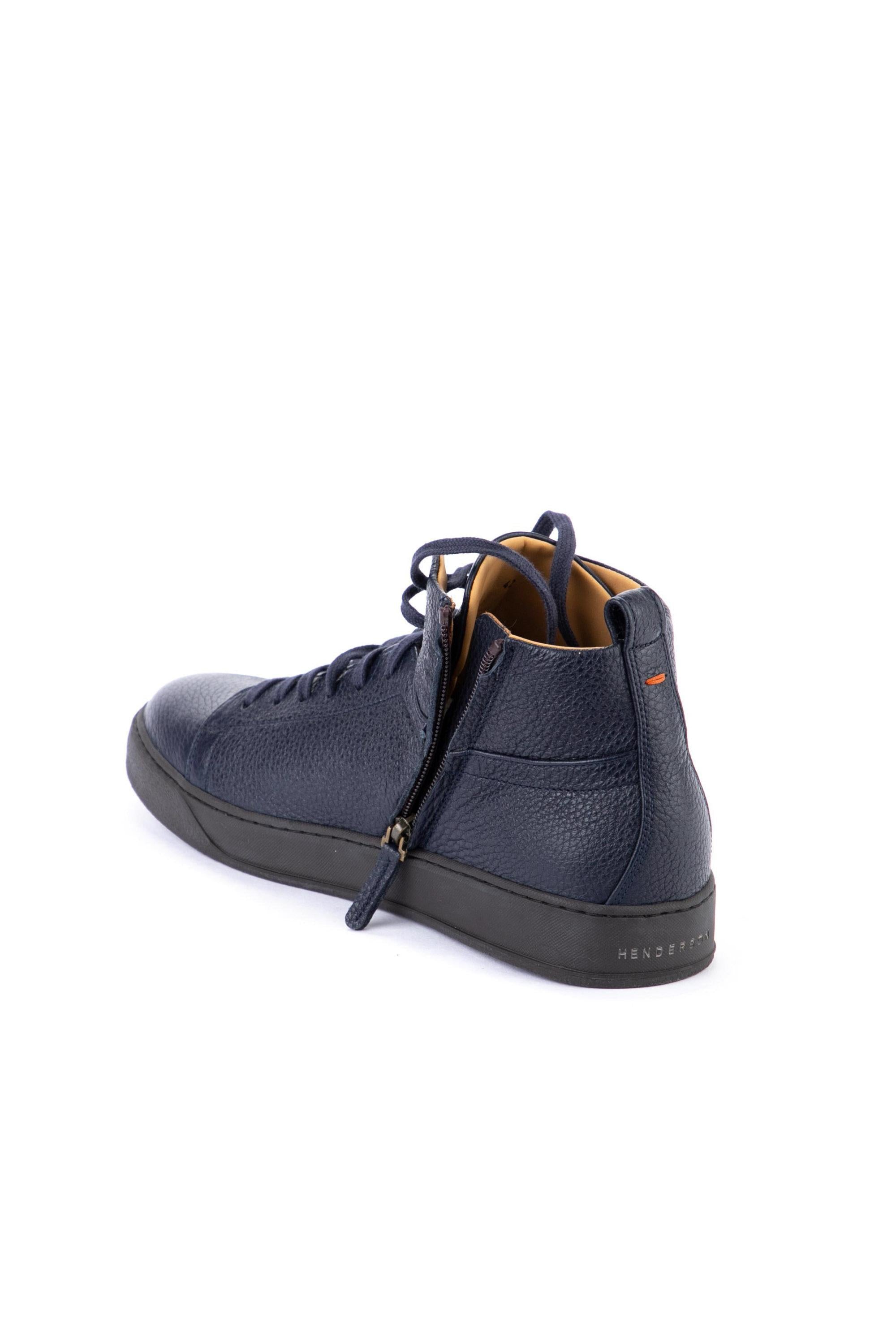 Henderson Sneaker mid top in pelle di cervo dakota IGOR.CVT.1 BLU