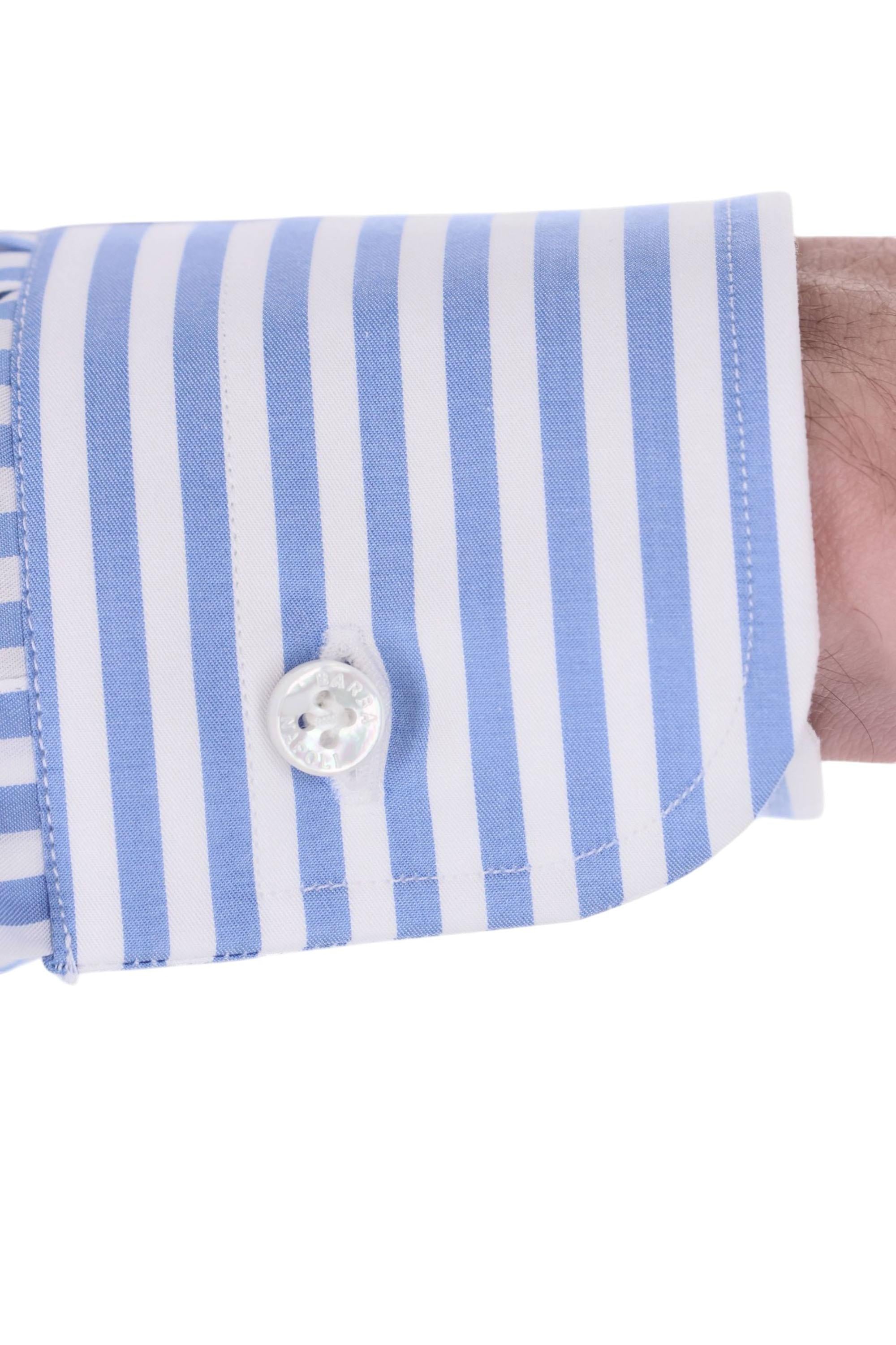 Barba Camicia rigata in cotone anti stropicciamento etichetta Journey I1U13P0154209.U 0002