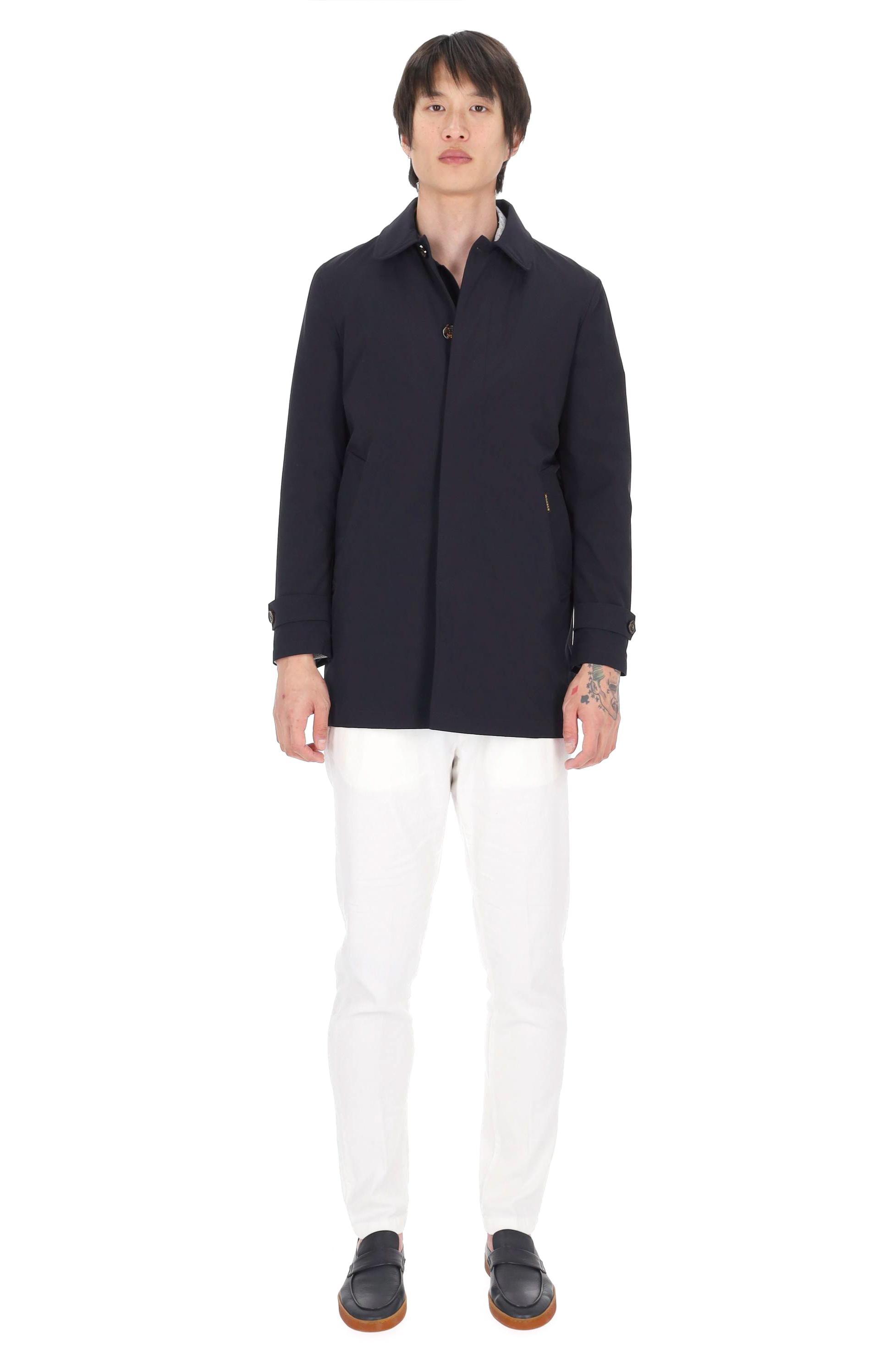 Moorer Soprabito in nylon linea Acqua mod. Vittor-Kn VITTOR KN DARK BLU