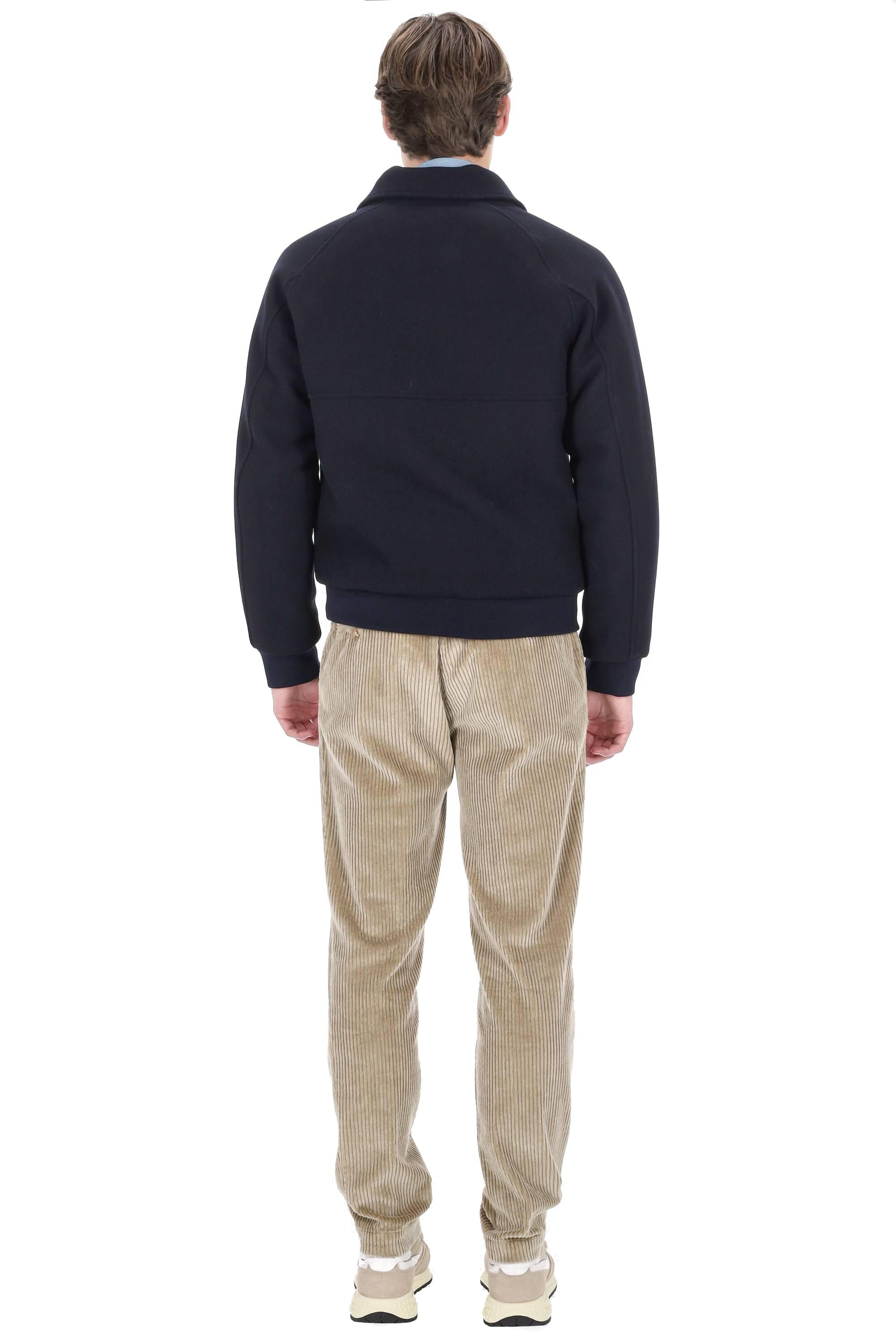Camplin Giubbotto college in lana anti acqua mod. Letter LETTER UNITO-S BN