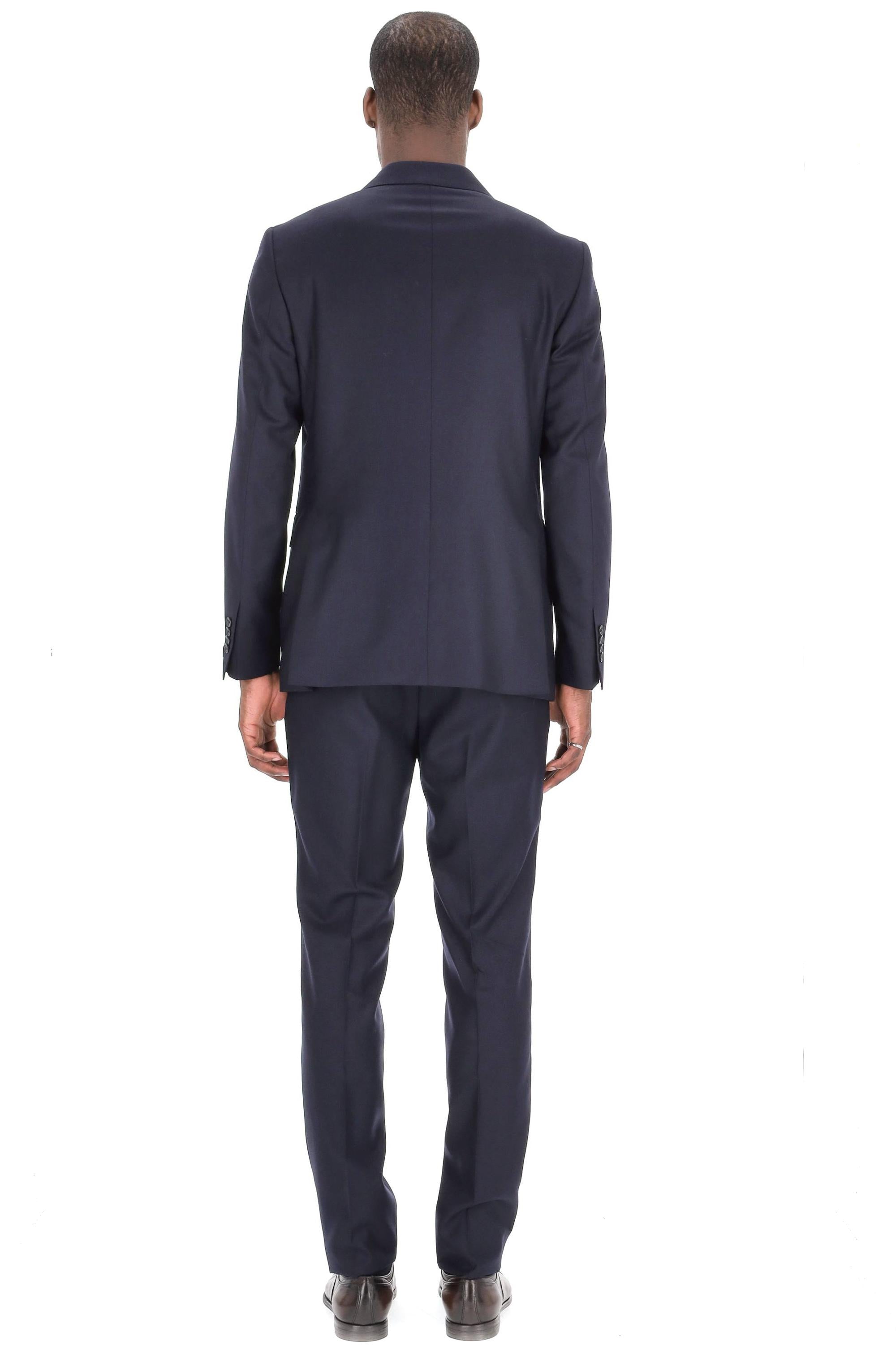 Abito in lana super 120's natural stretch linea Napoli drop 7 2FNJ22B01-080005 B5044 Tagliatore