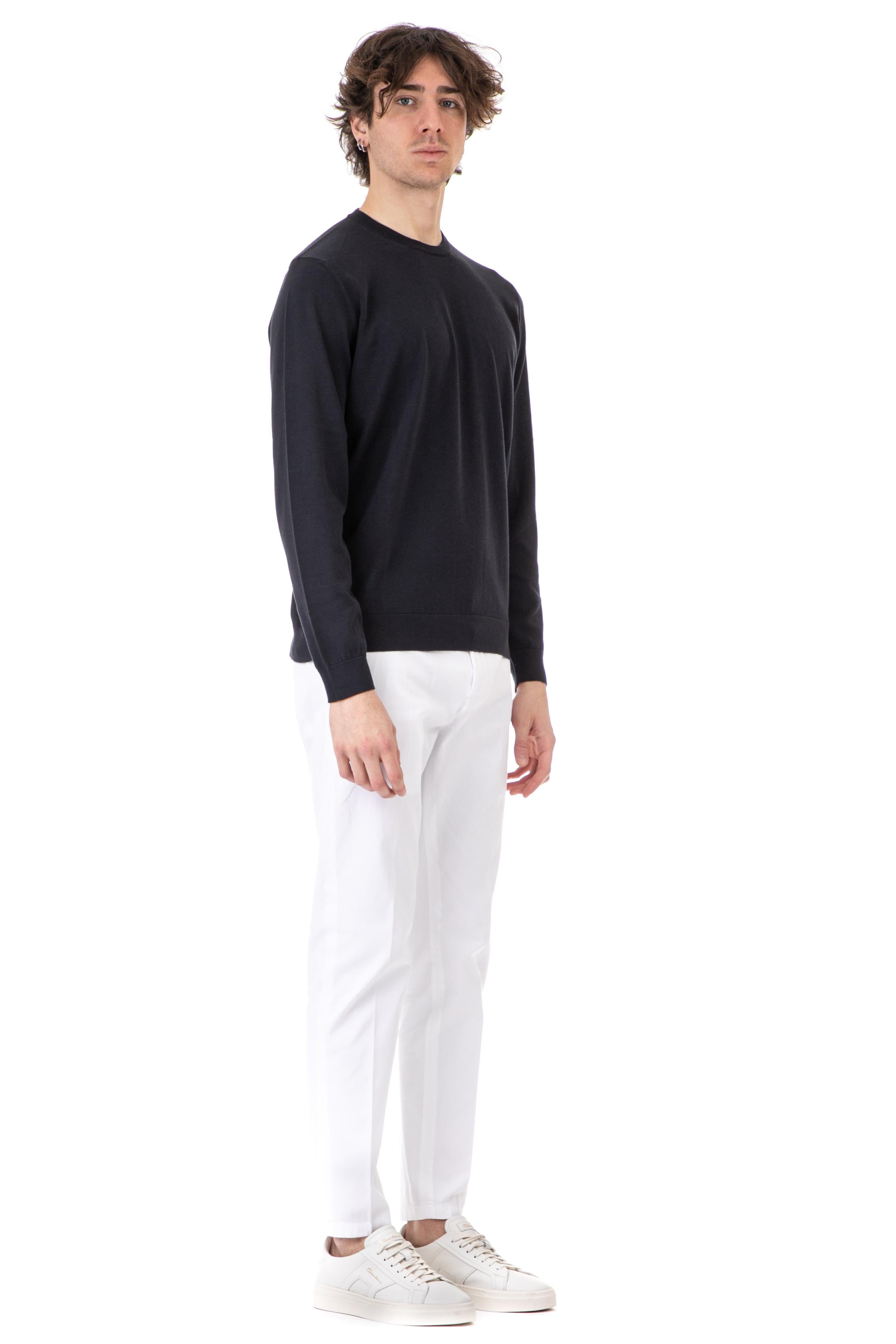 Maglia girocollo in cotone D0GN113-N 795 Drumohr