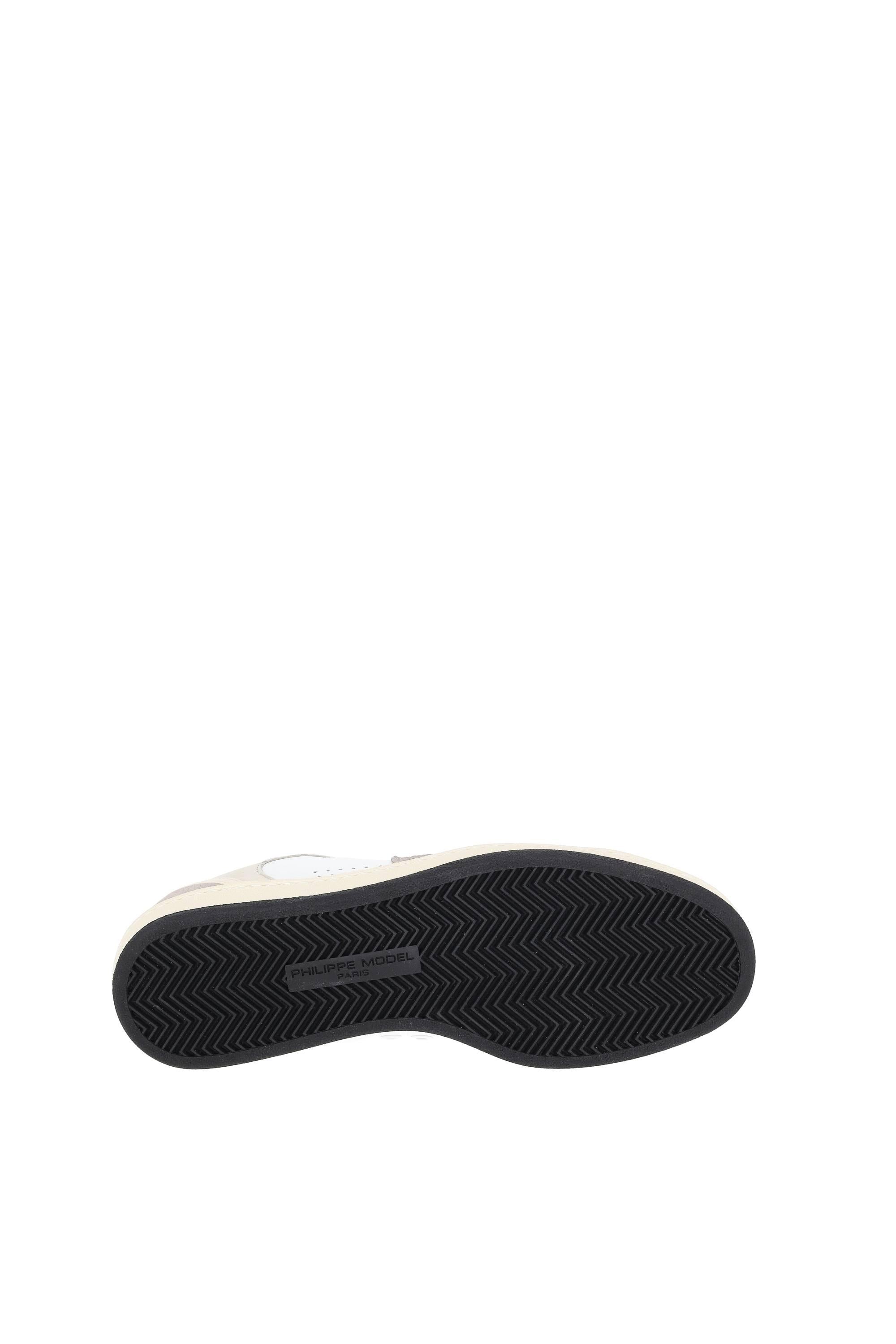 Philippe Model Sneaker in pelle e camoscio talloncino blu mod. Pigalle PGLU PGAL/4 VD02