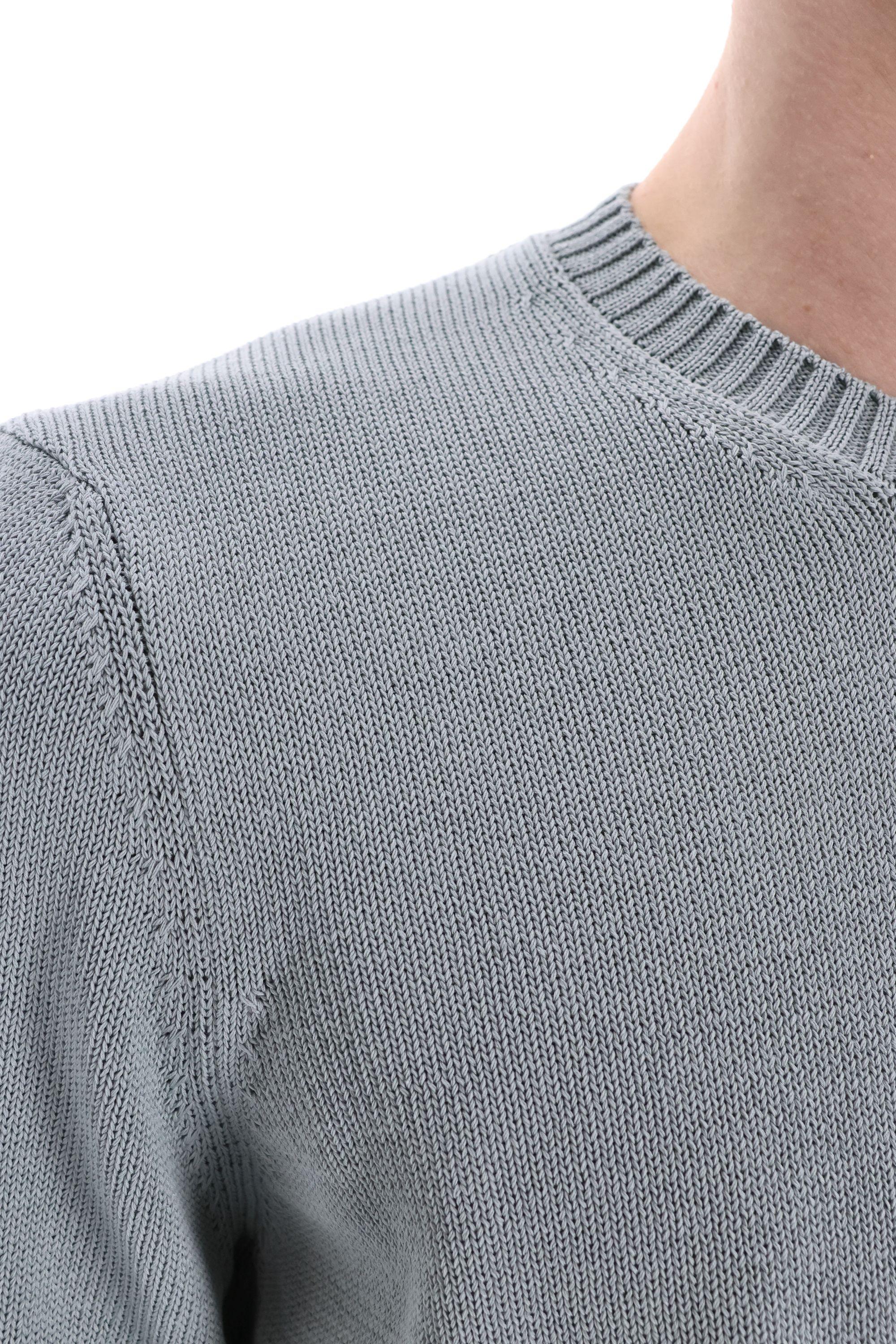 Maglia girocollo in cotone finezza 5 D8Z103-11 422 Drumohr