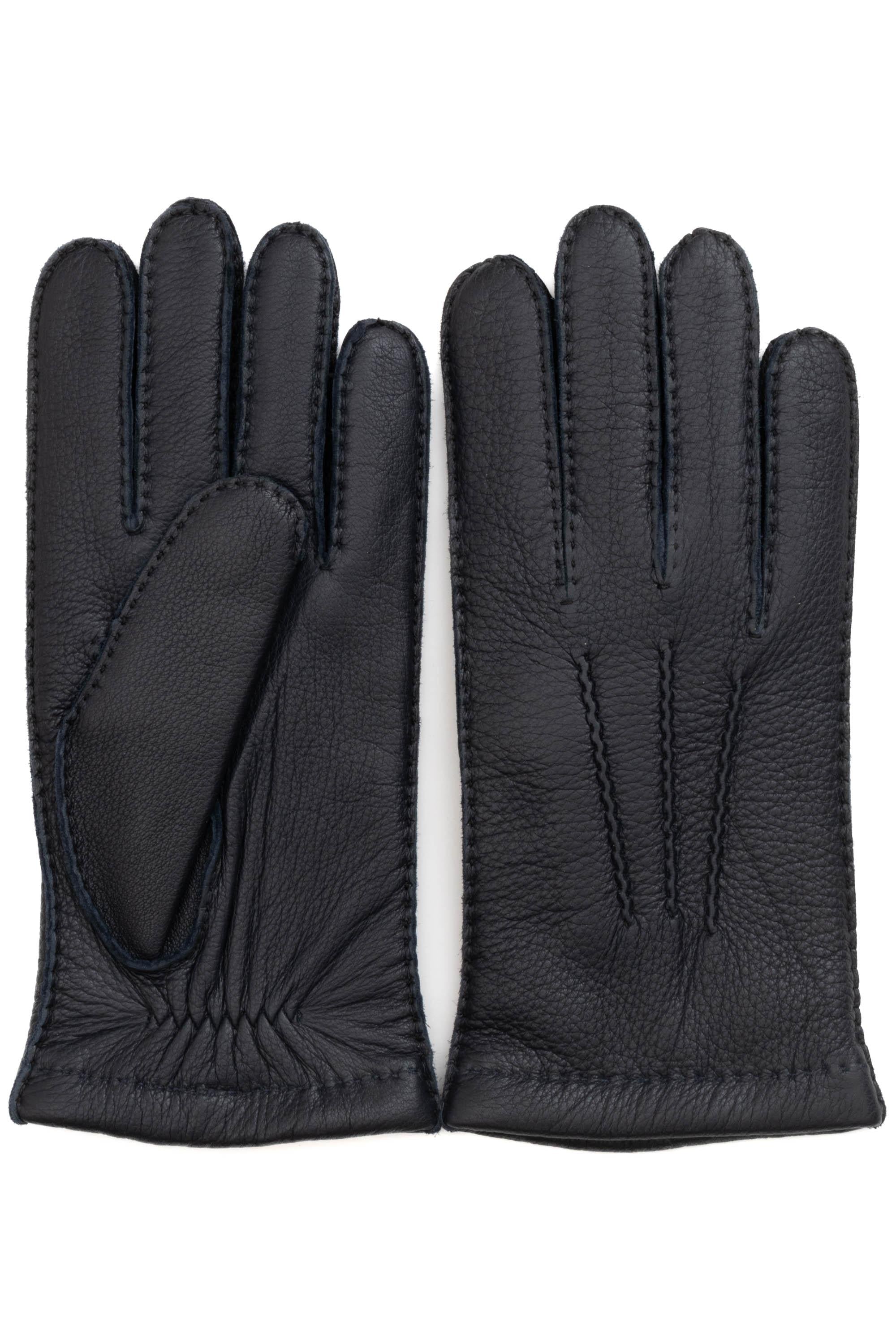 Restelli Guanto in cervo foderato in cashmere 148 507