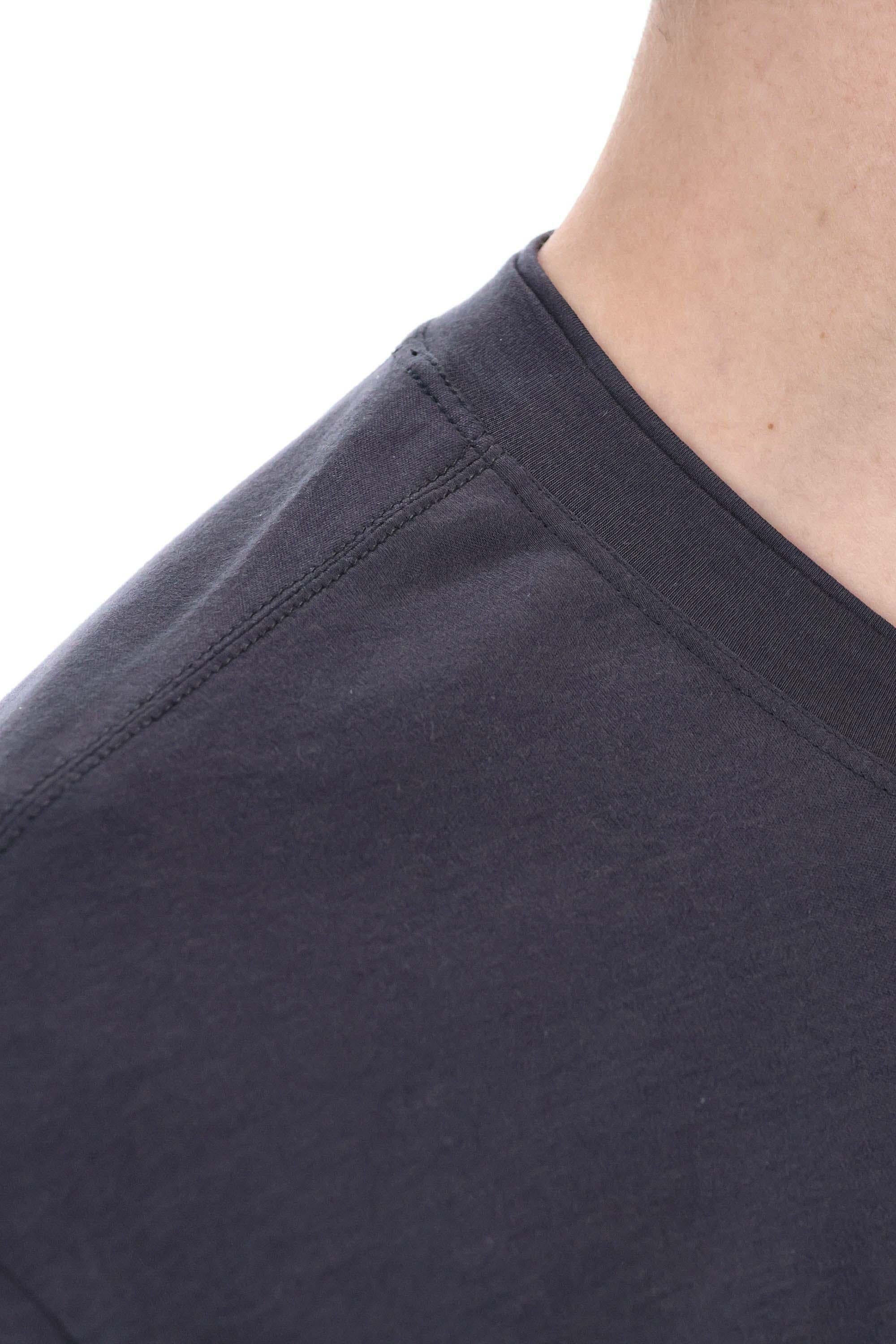 T-shirt in modal e cotone con doppi profili tono su tono K75TSHK19/2 22 Eleventy
