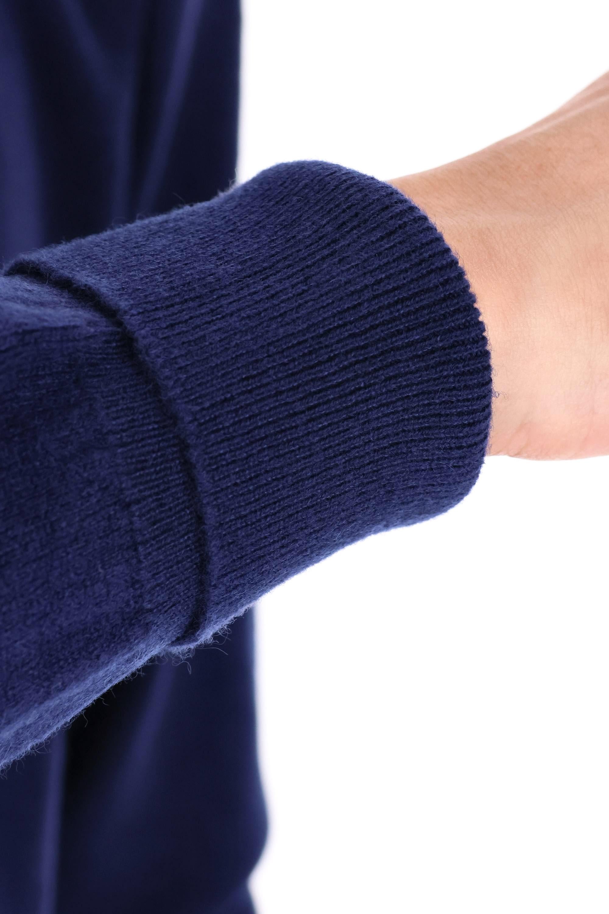 Drumohr Maglia girocollo in puro cashmere tinta unita D1K103L/3 781