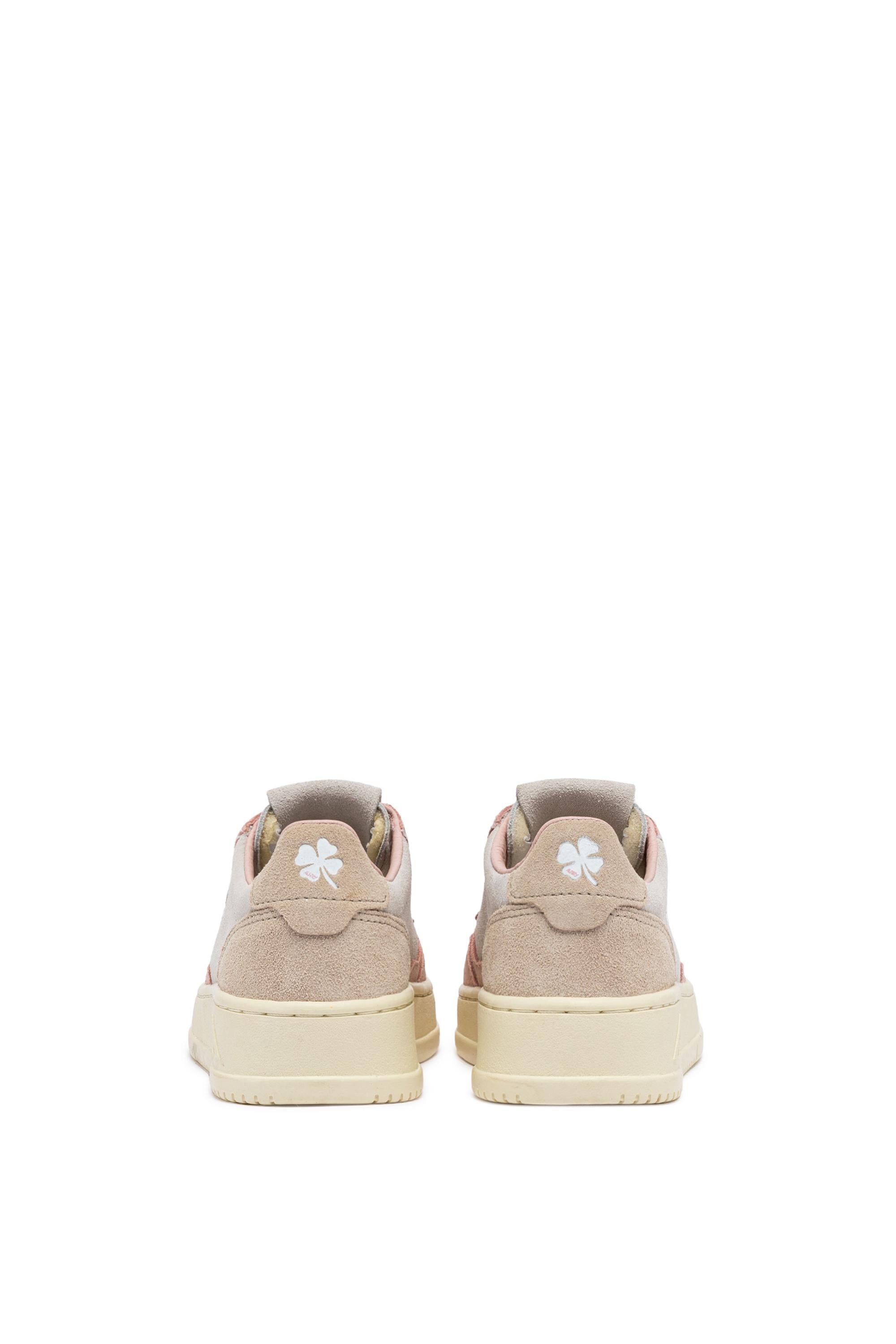 Sneaker Medalist bambino multicolor in camoscio KULK 3U01 POW/WH/SAND Autry