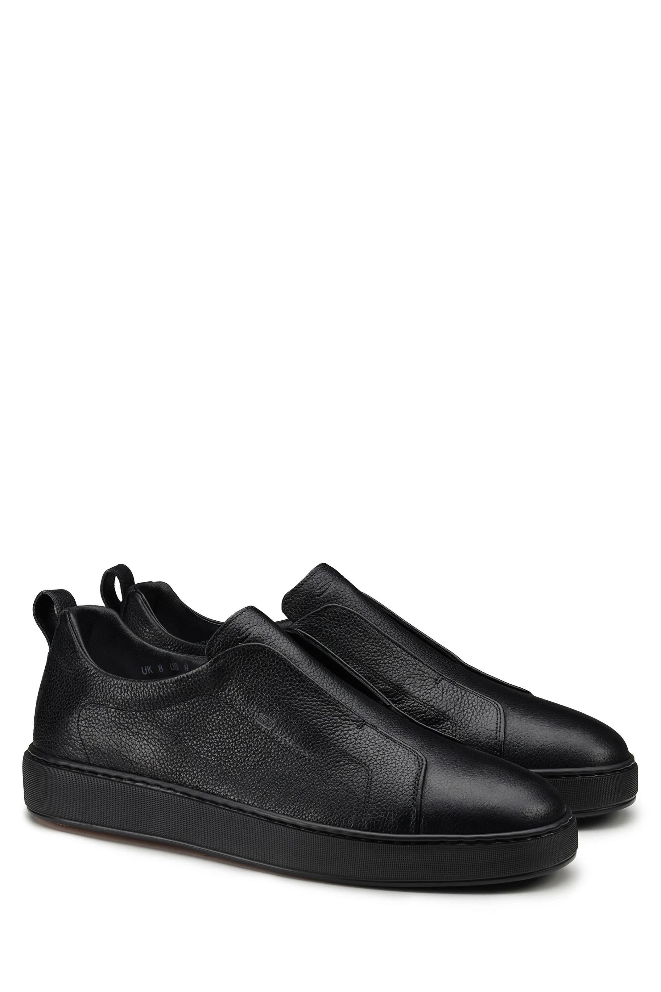 Santoni Sneaker slip-on in pelle MBCD22211NEATCKA N01