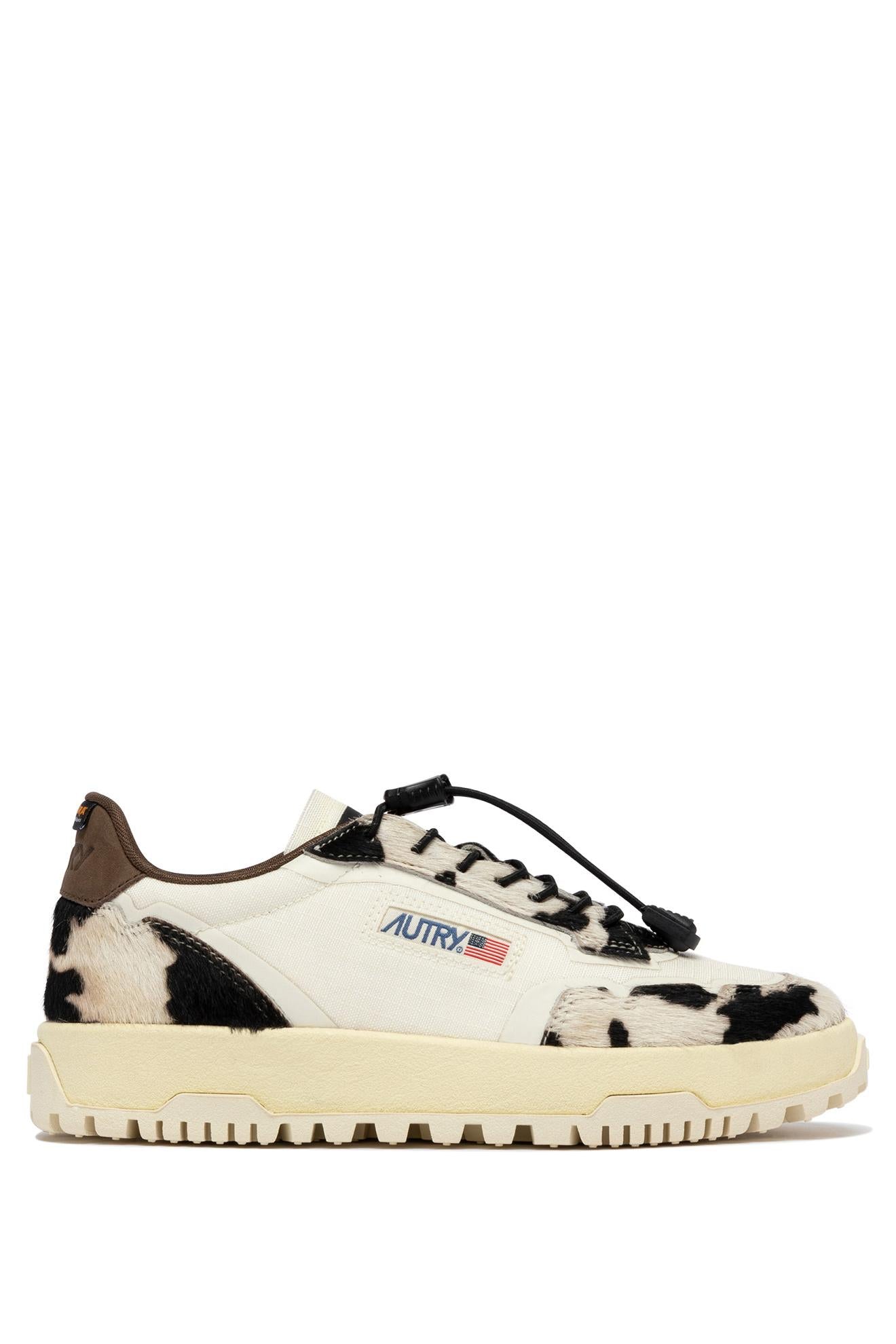 Autry Sneaker WildPace donna in cordura e cavallino LDLW CY01 MRSH/BRN
