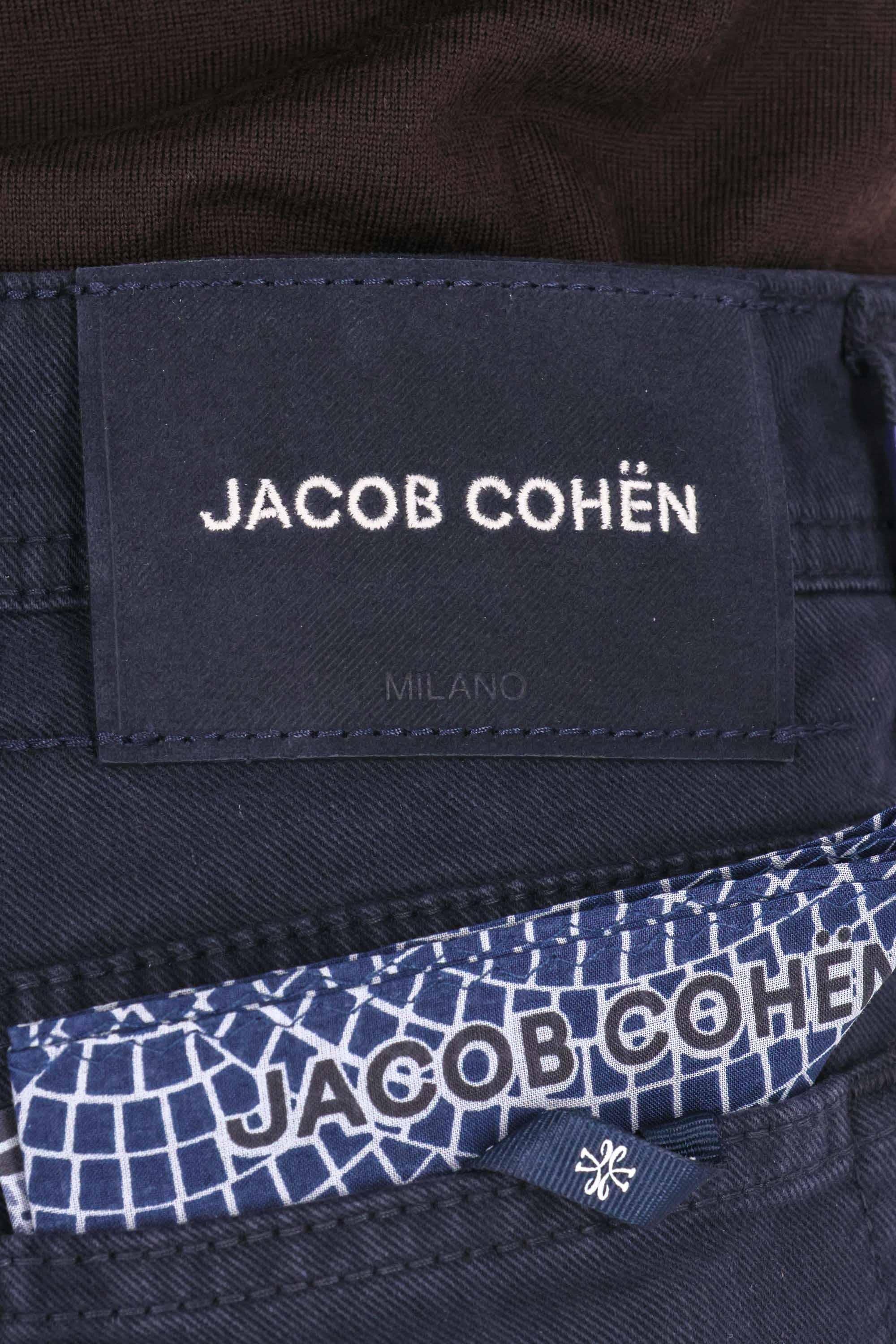 Jacob Cohen 5 tasche color mano pesca in lyocell-cotone Scott fit JUM_QE015-036-S4216/2 Y99