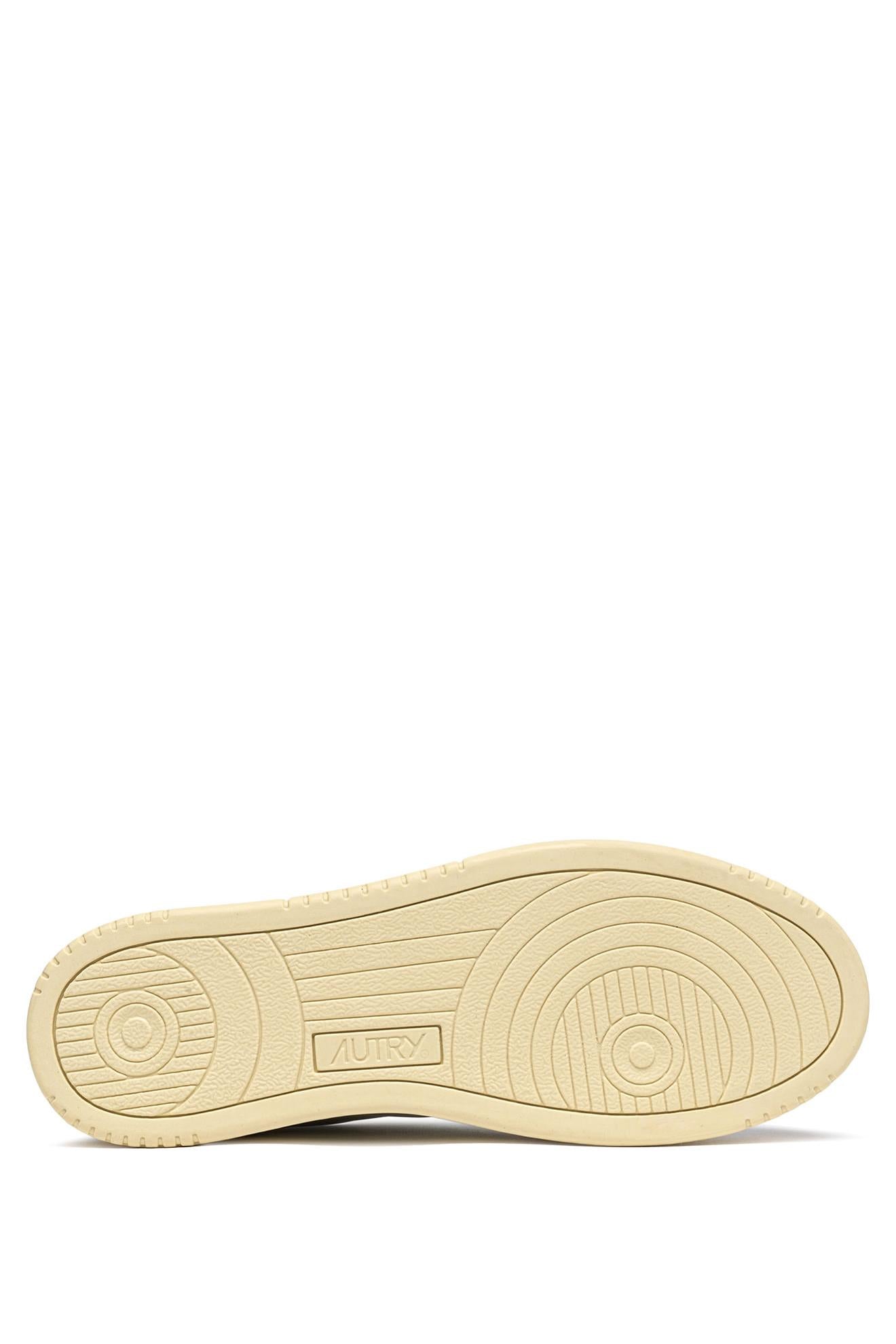 Autry Sneaker Medalist in pelle supersoft e camoscio AULM FT07 WHT/OCEAN