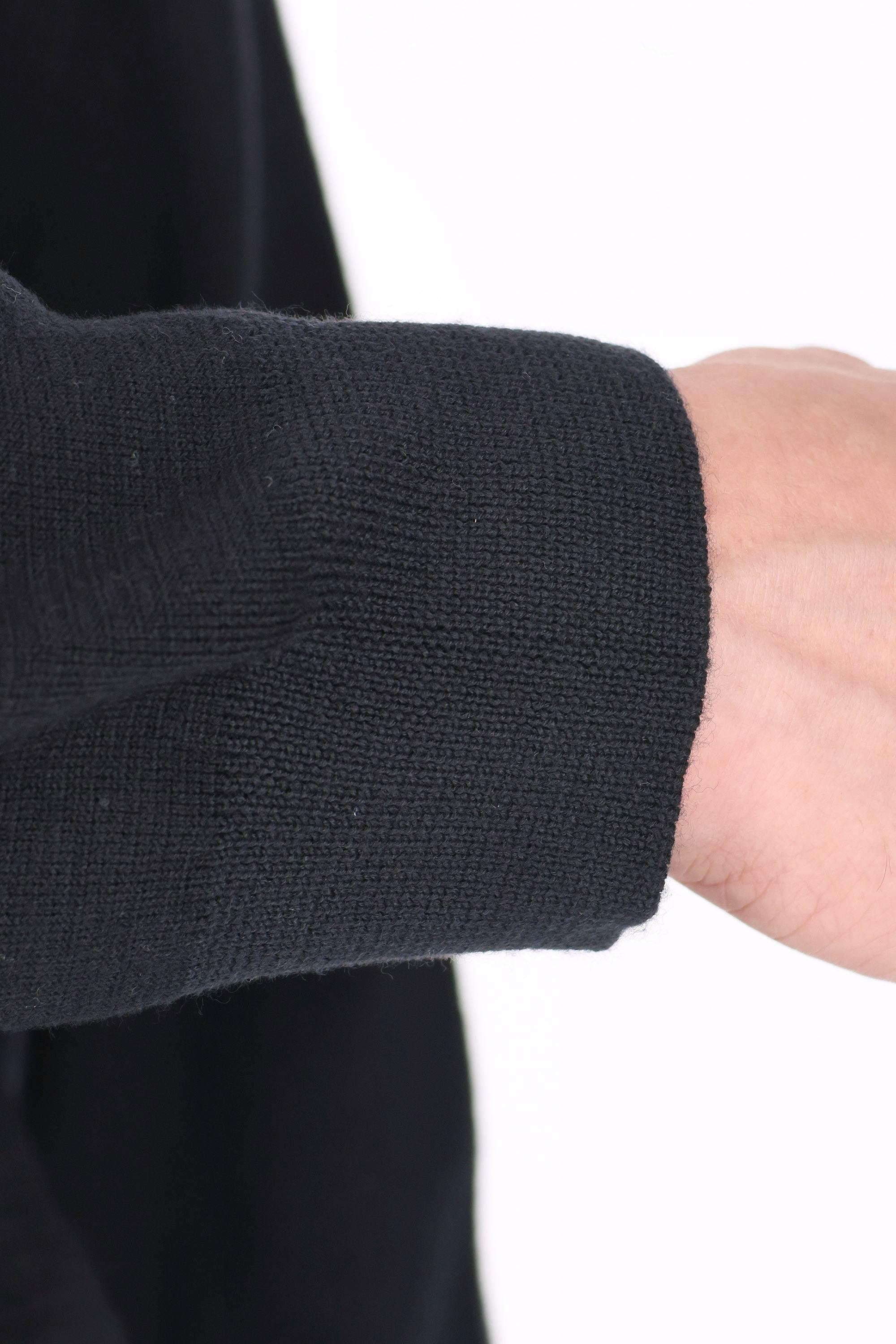 Drumohr Maglia full zip in lana merino collo baseball D1D422 690